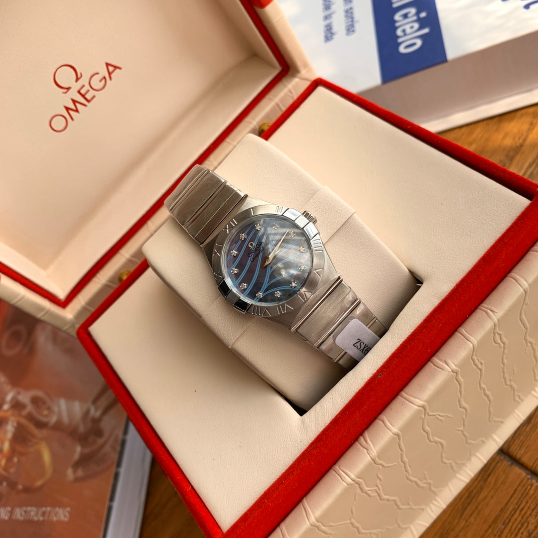 Omega watch 星座系列石英女表 表盘直径27mm