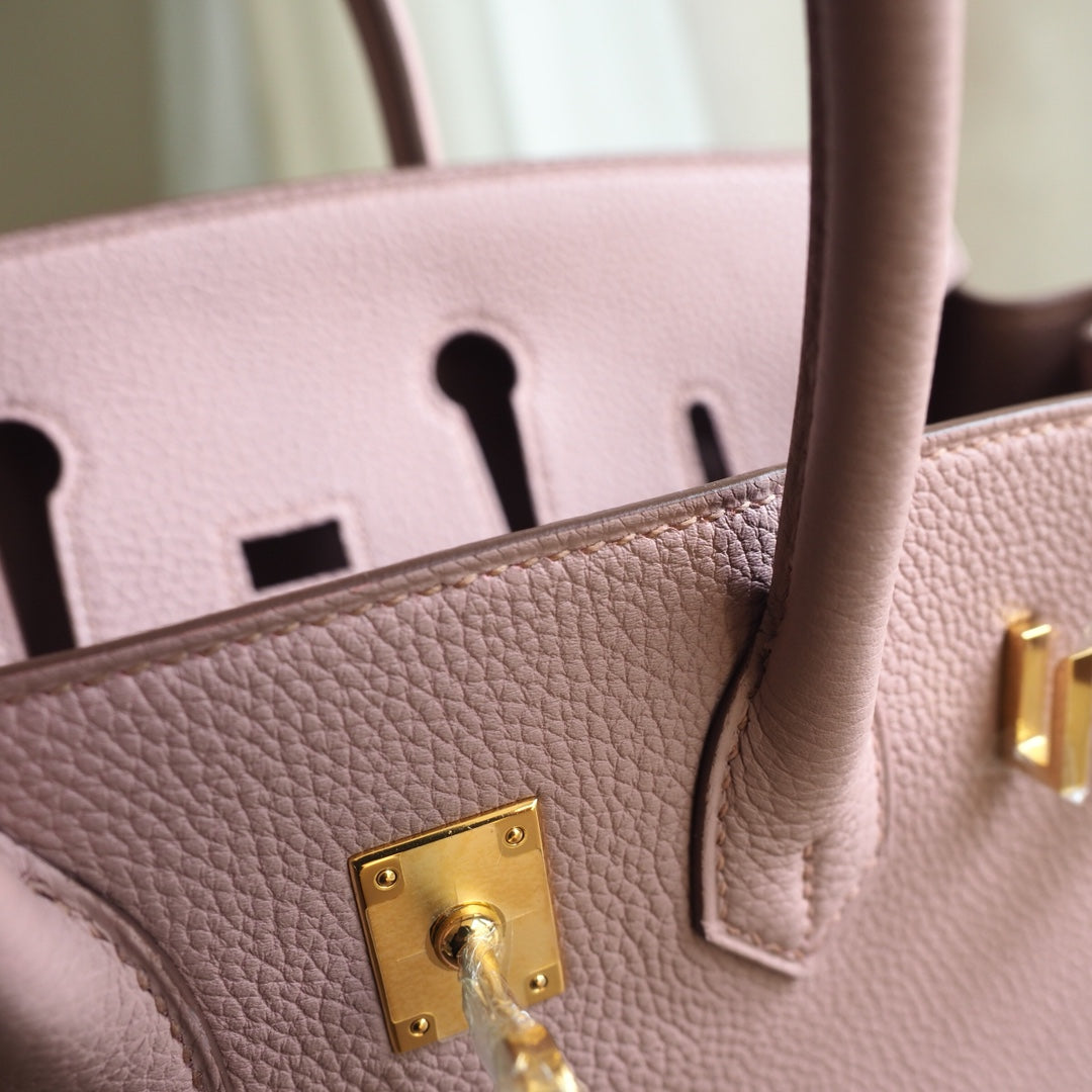 Hermes Birkin 25cm 4W/紫藤色/Glycine Togo leather Gold hardware