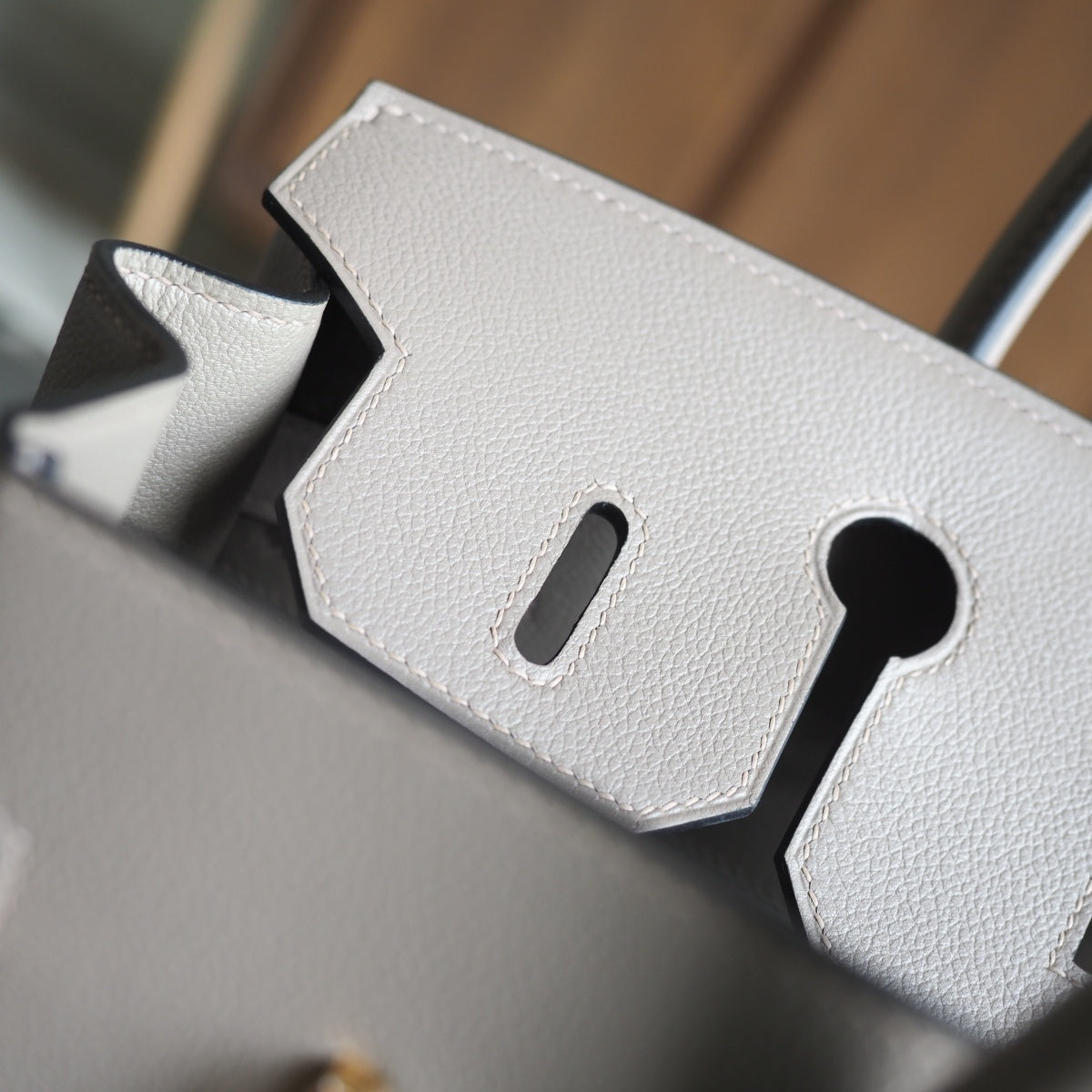 Hermes Birkin 30cm M8/沥青灰/Gris AsPhalte Evercolor leather Gold hardware