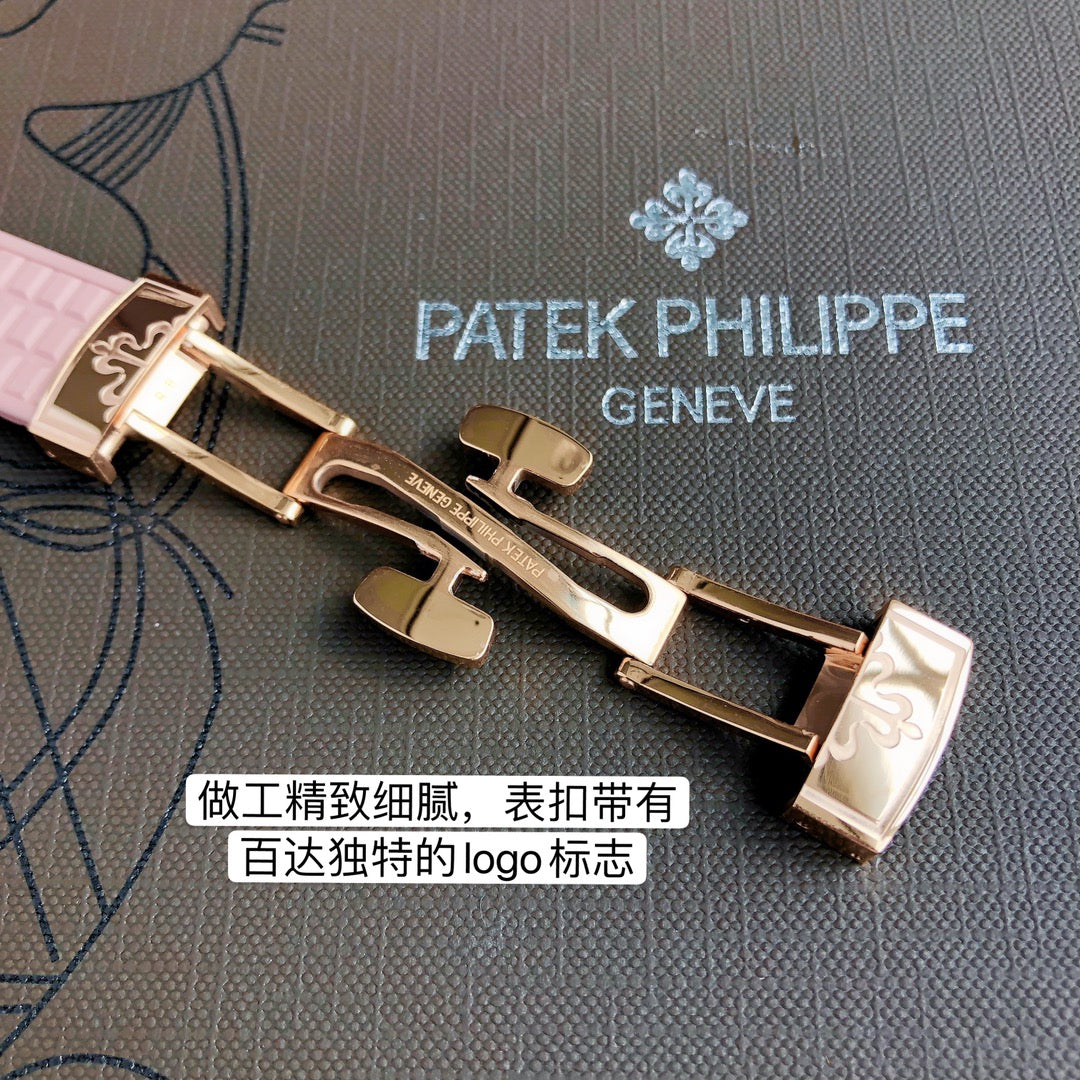 Patek Philippe watch 豆沙色 女性完美尺寸35mm 圆润的八角形表壳