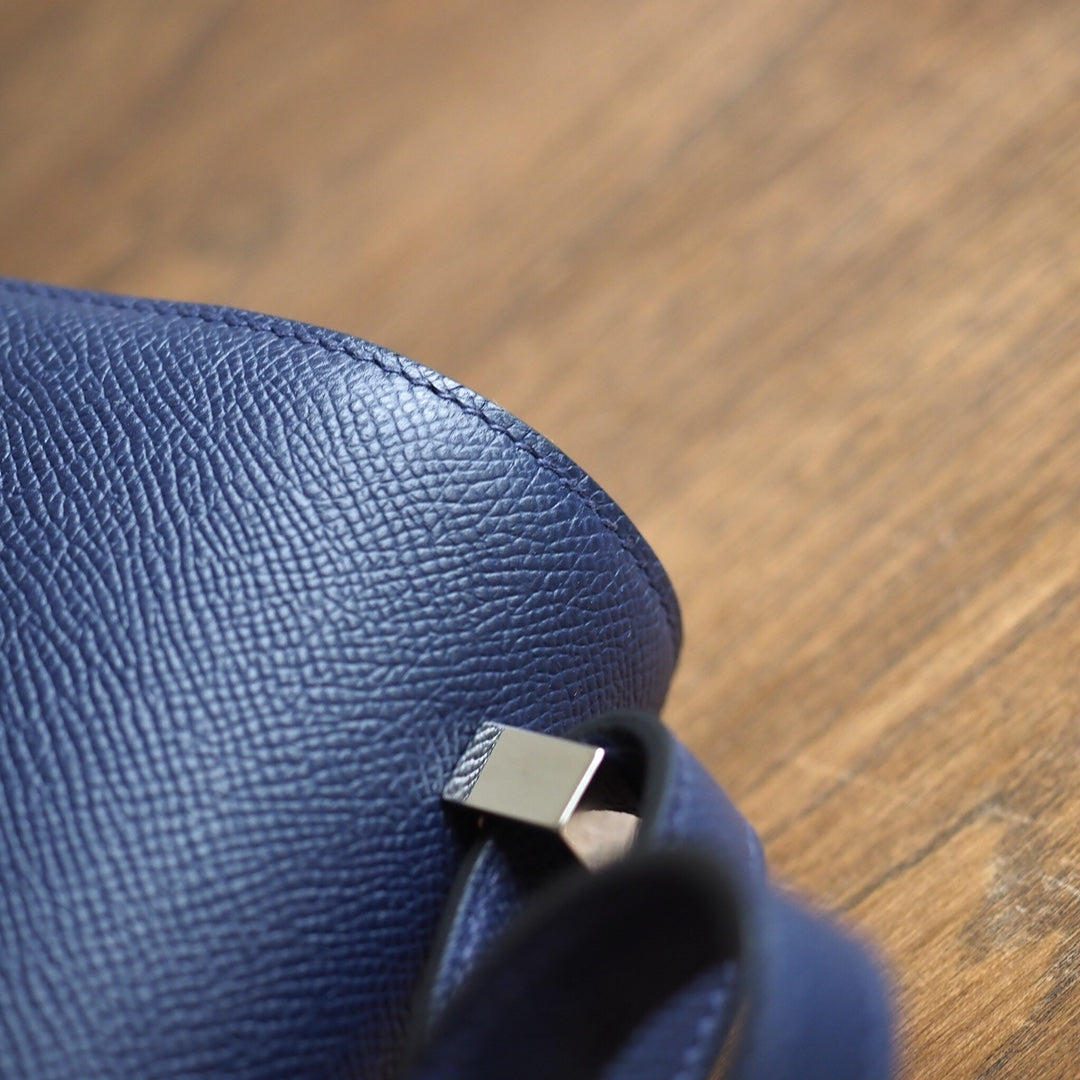 Hermes Verrou 21cm 73/宝石蓝/Blue SaPhir Epsom leather Palladium hardware