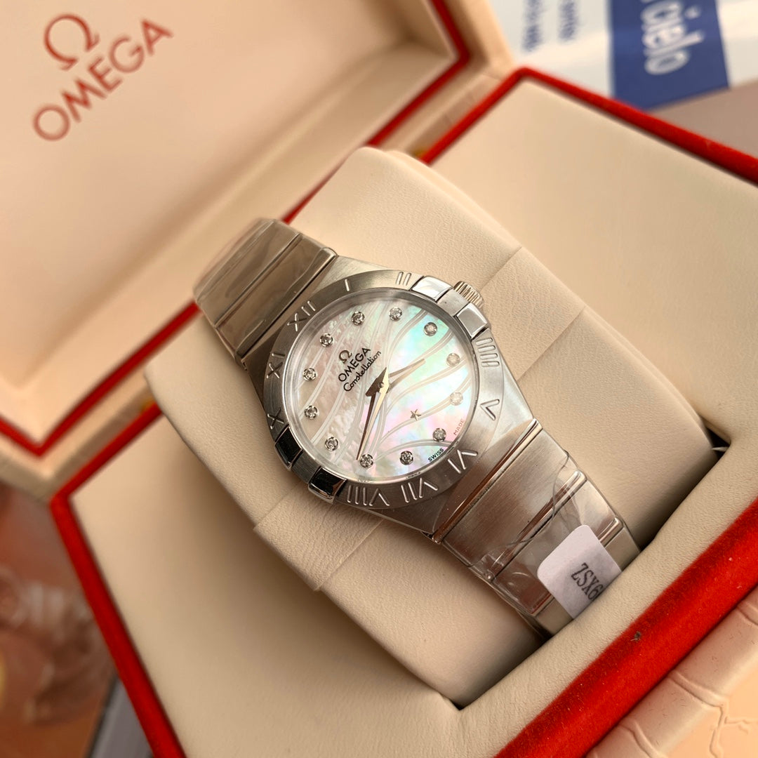 Omega watch 星座系列石英女表 表盘直径27mm