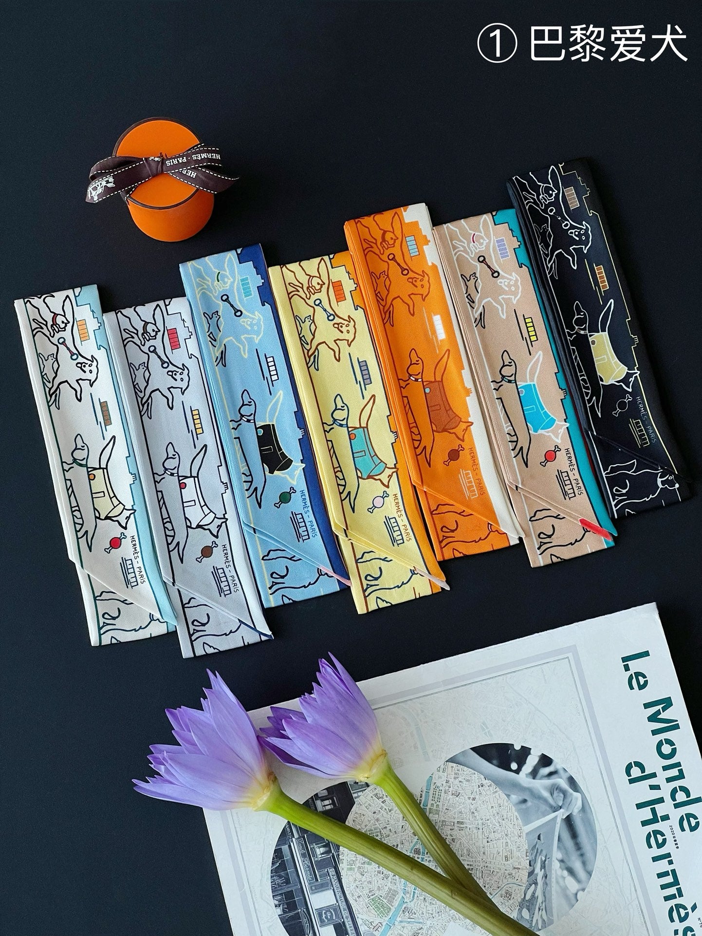 Hermes Twilly Silk scarf a lot of colours and styles to choose from