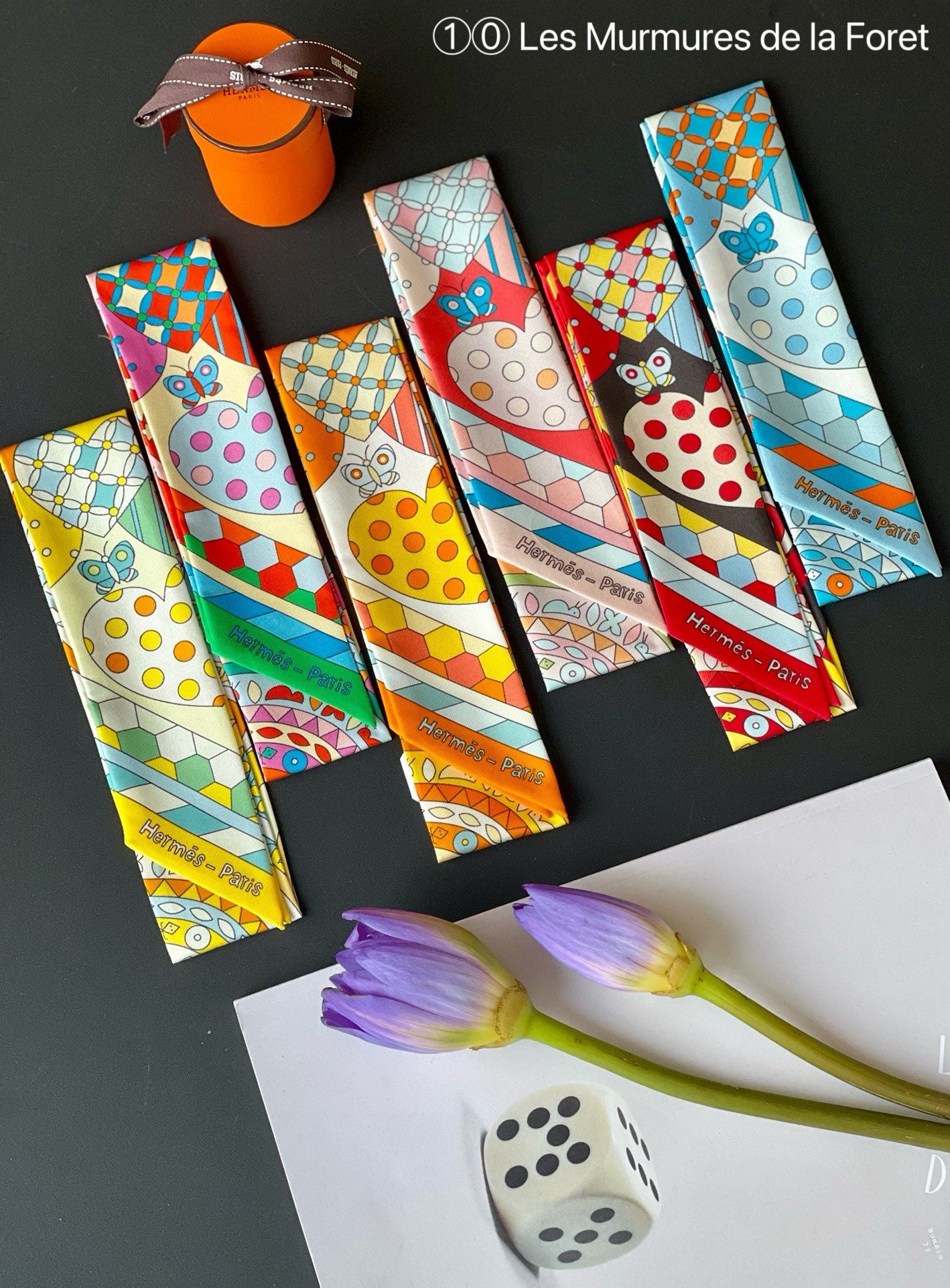 Hermes Twilly Silk scarf a lot of colours and styles to choose from