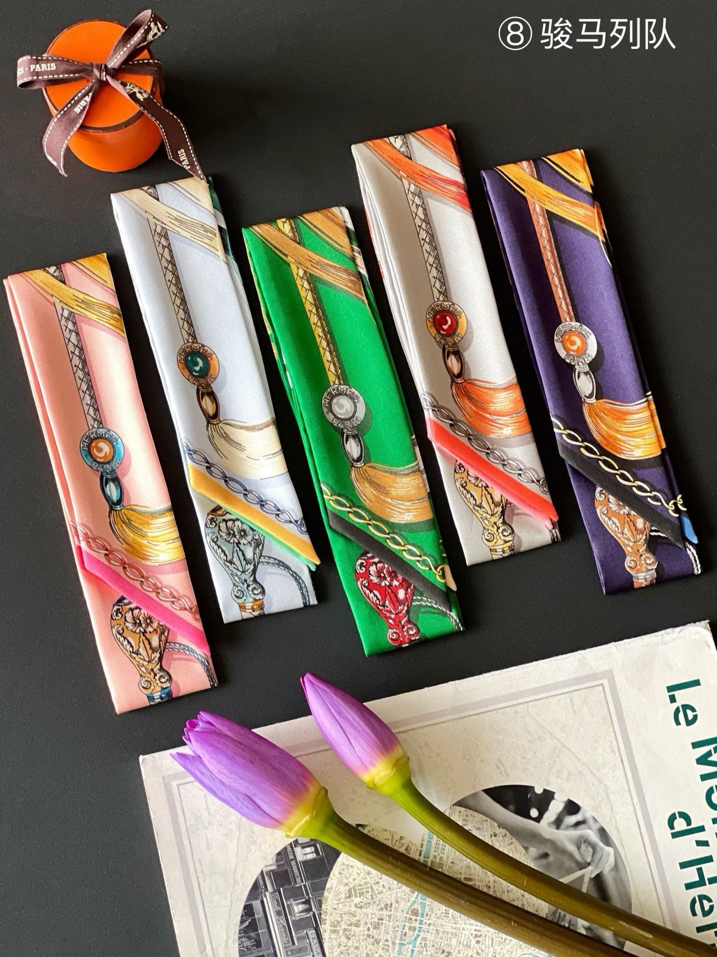 Hermes Twilly Silk scarf a lot of colours and styles to choose from