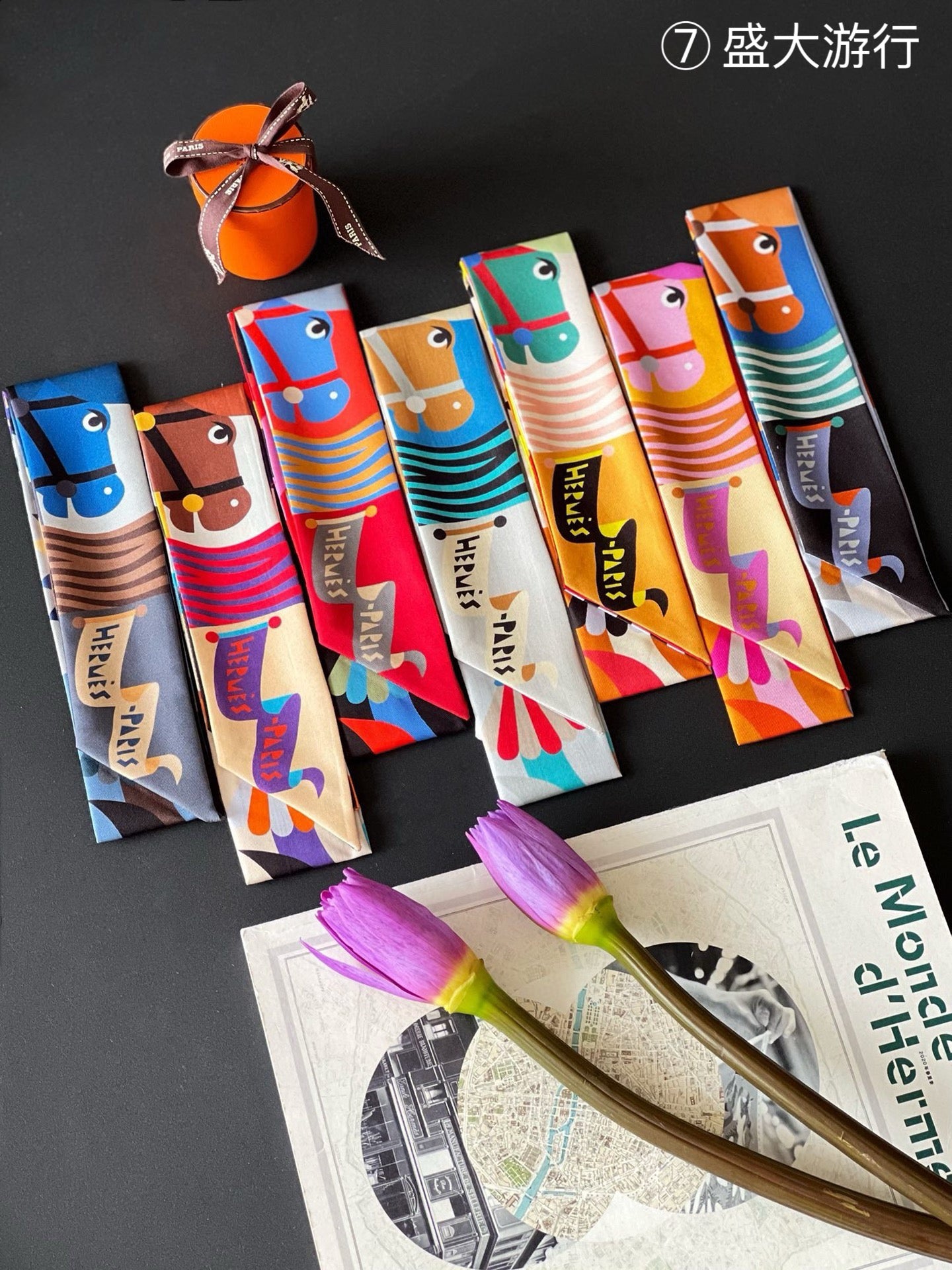 Hermes Twilly Silk scarf a lot of colours and styles to choose from