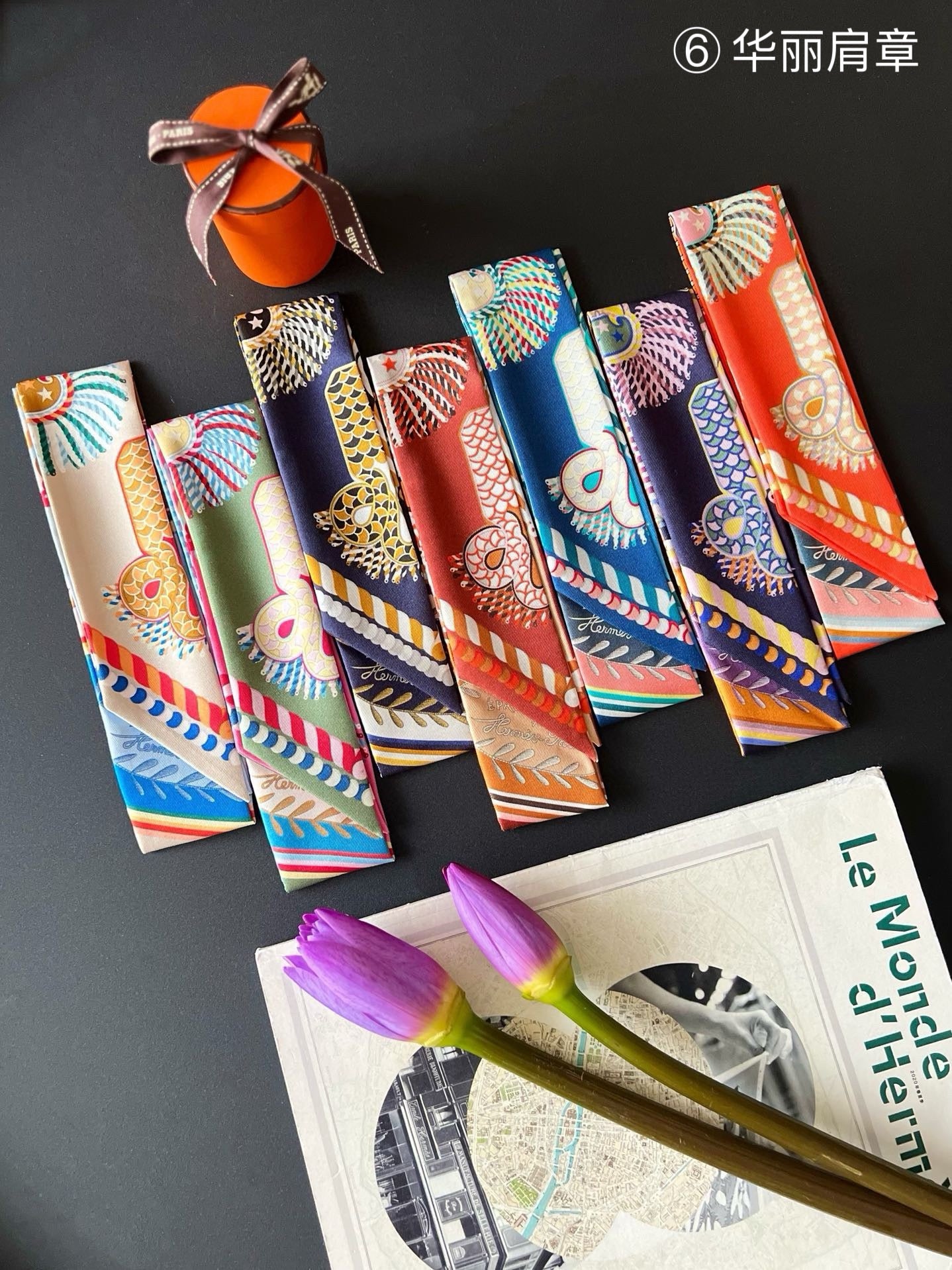 Hermes Twilly Silk scarf a lot of colours and styles to choose from