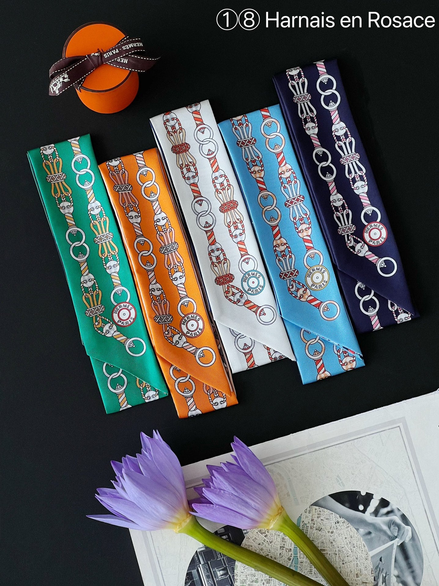 Hermes Twilly Silk scarf a lot of colours and styles to choose from