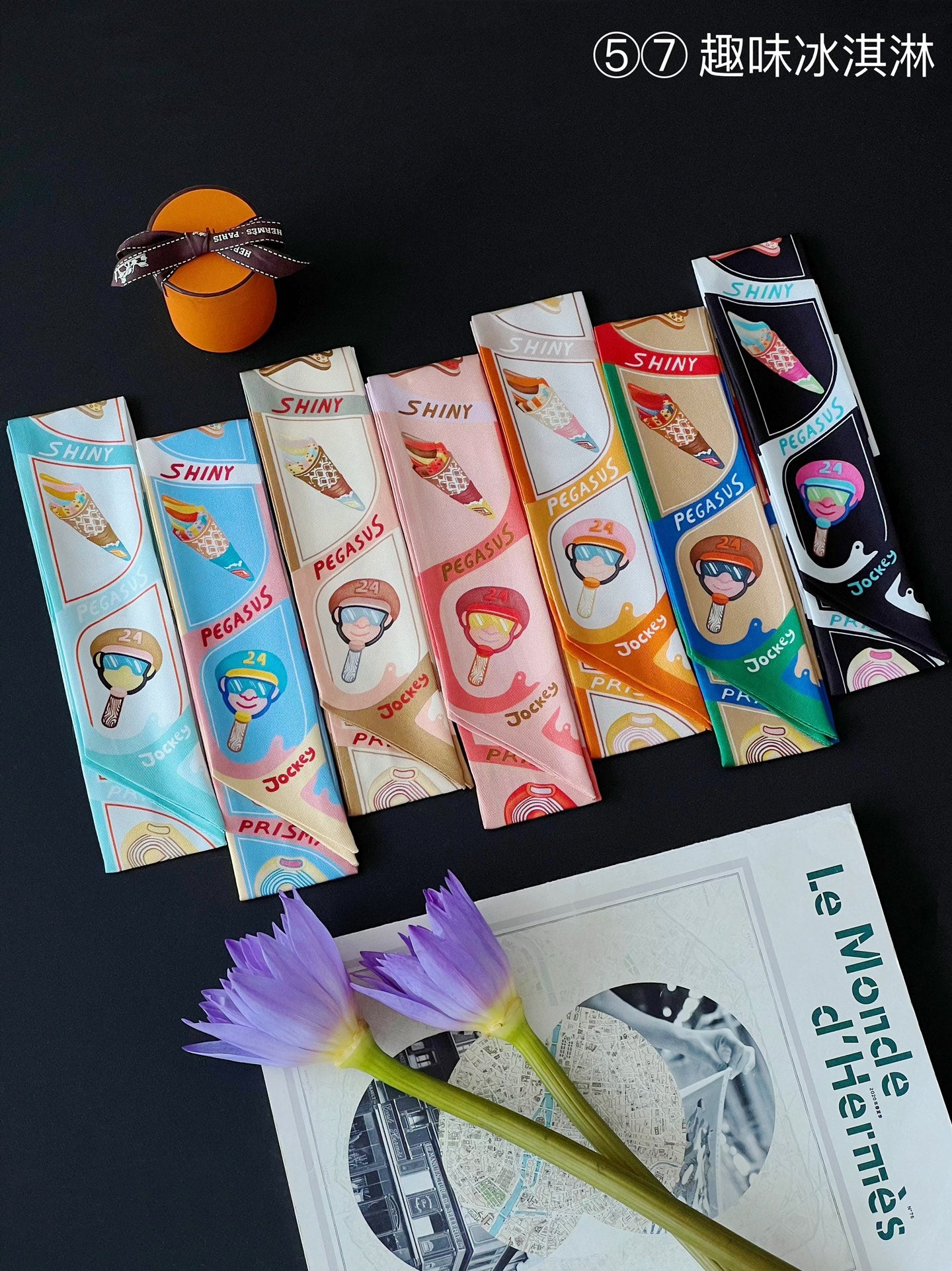 Hermes Twilly Silk scarf a lot of colours and styles to choose from