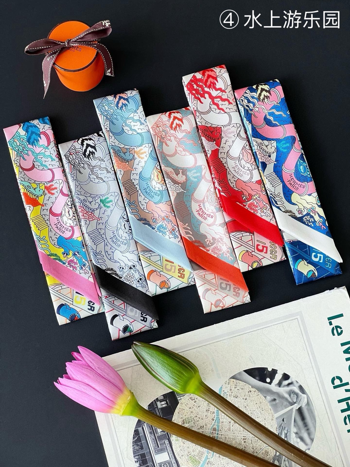 Hermes Twilly Silk scarf a lot of colours and styles to choose from