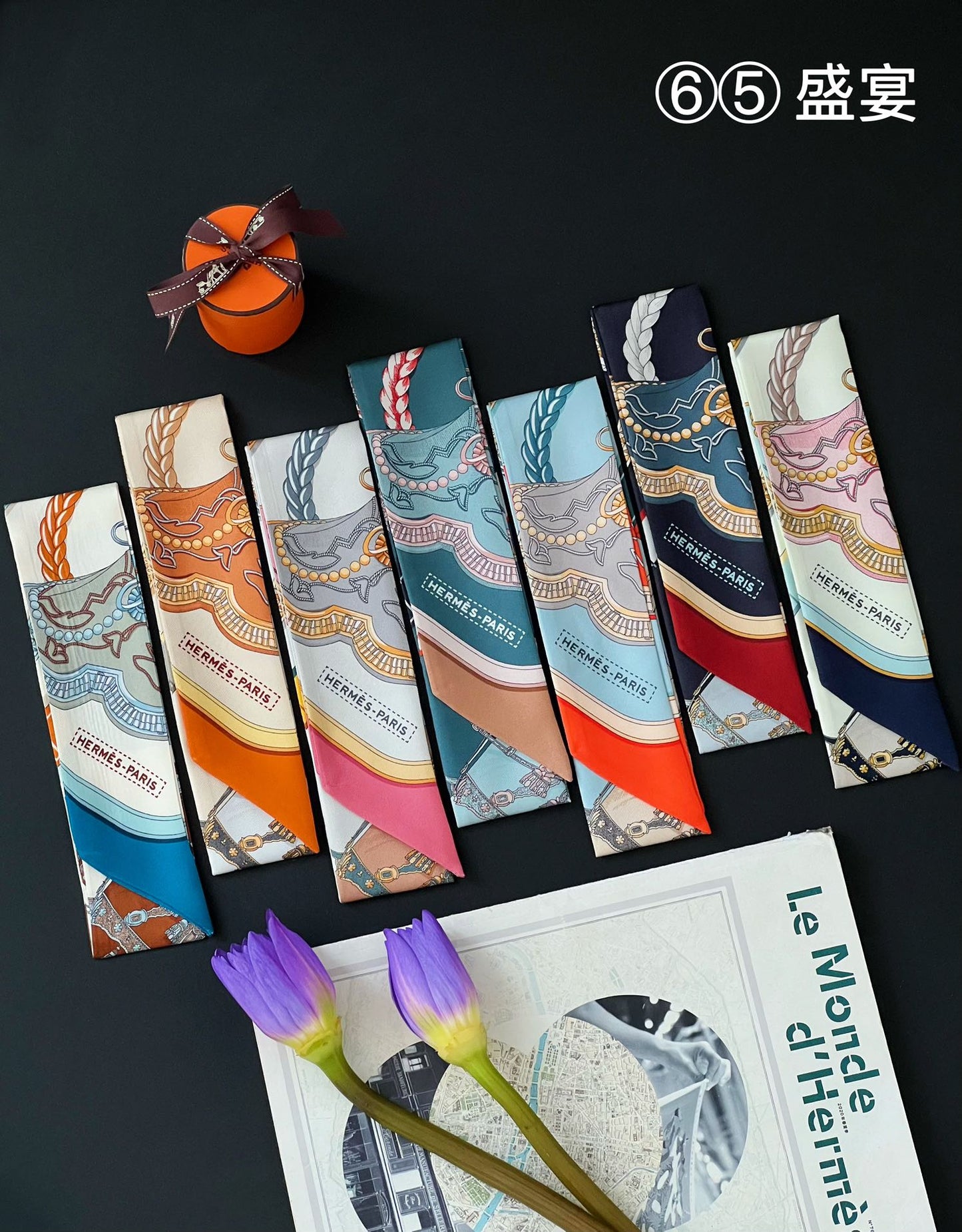 Hermes Twilly Silk scarf a lot of colours and styles to choose from