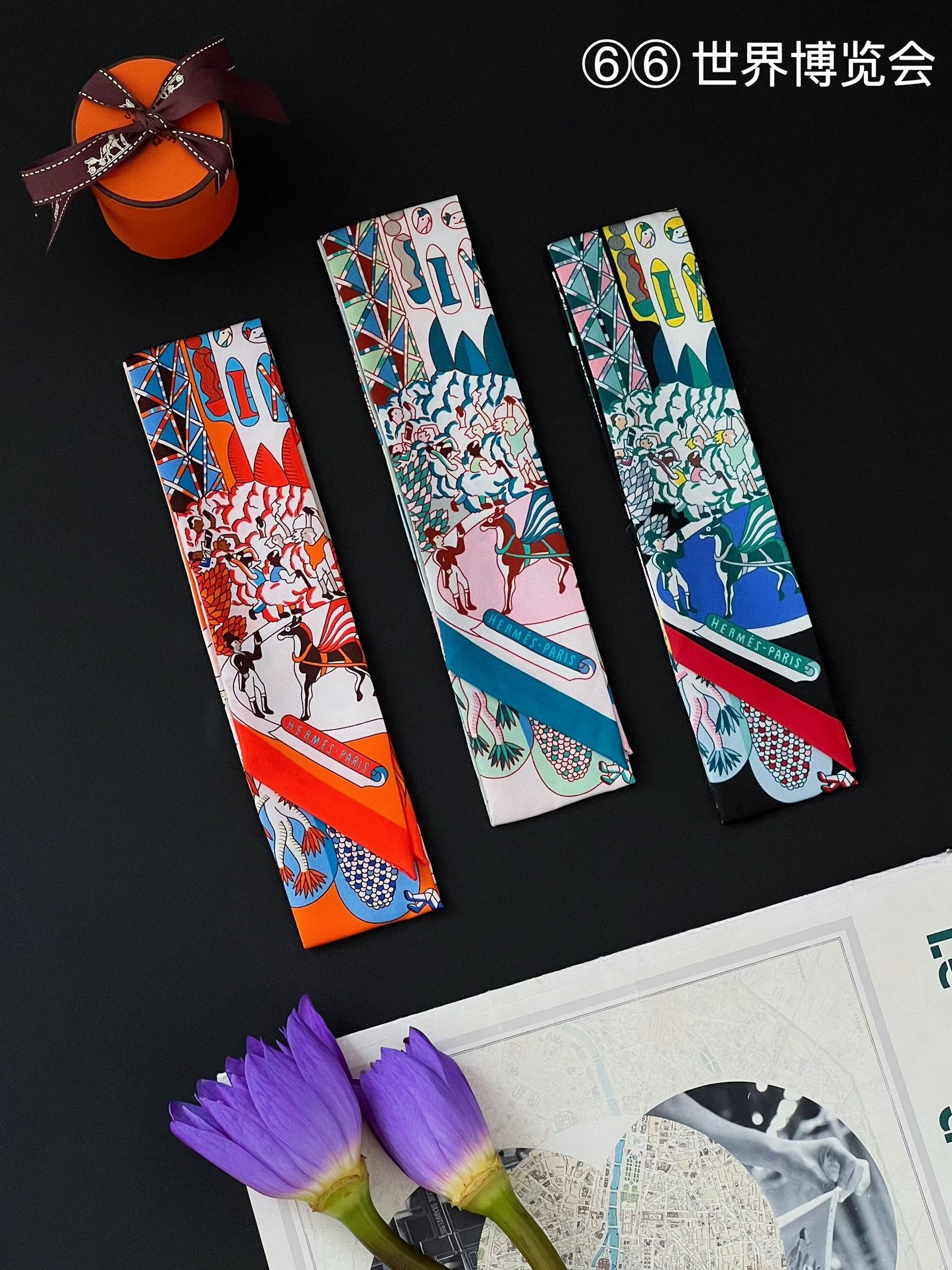 Hermes Twilly Silk scarf a lot of colours and styles to choose from