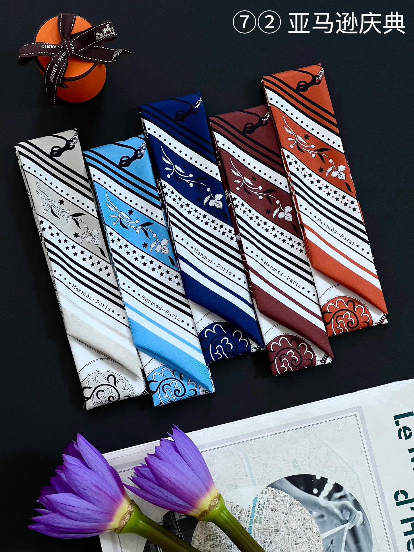 Hermes Twilly Silk scarf a lot of colours and styles to choose from