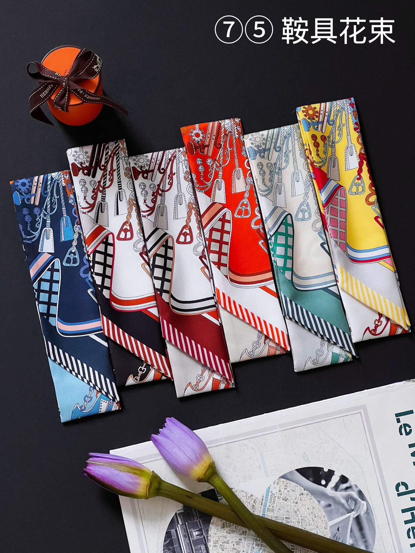 Hermes Twilly Silk scarf a lot of colours and styles to choose from