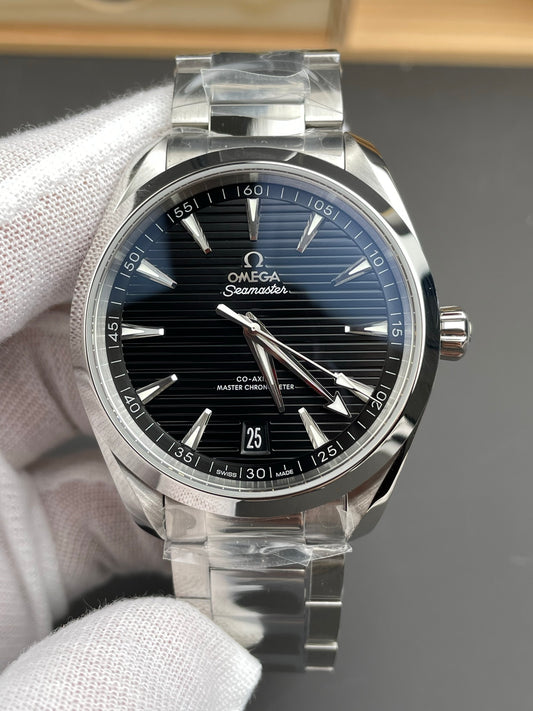 Omega watch 海马150 柚木盘黑/41mm/8900机