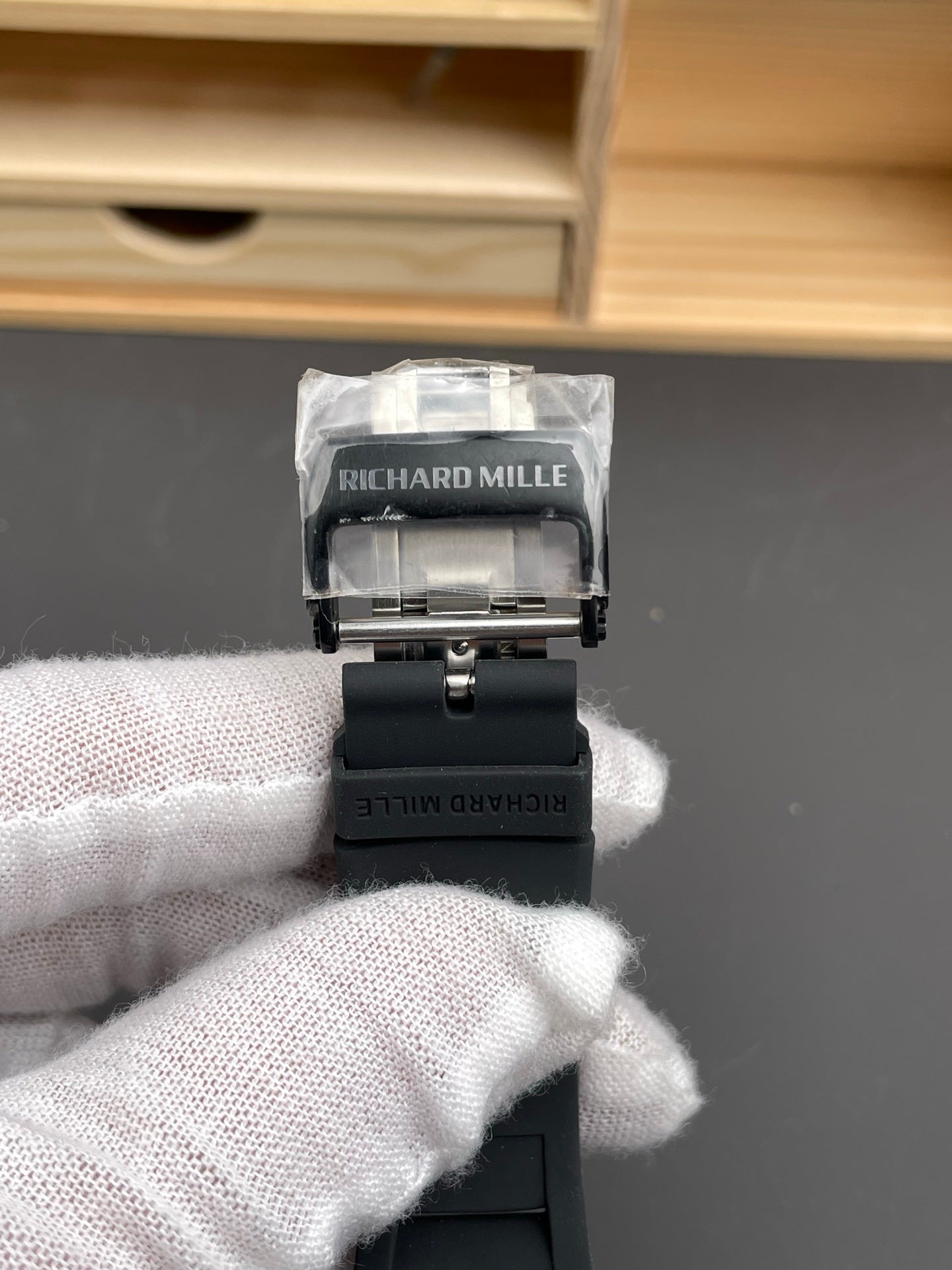Richard watch RM055 碳纤维蓝/49.9x42.07mm/RMUL2机