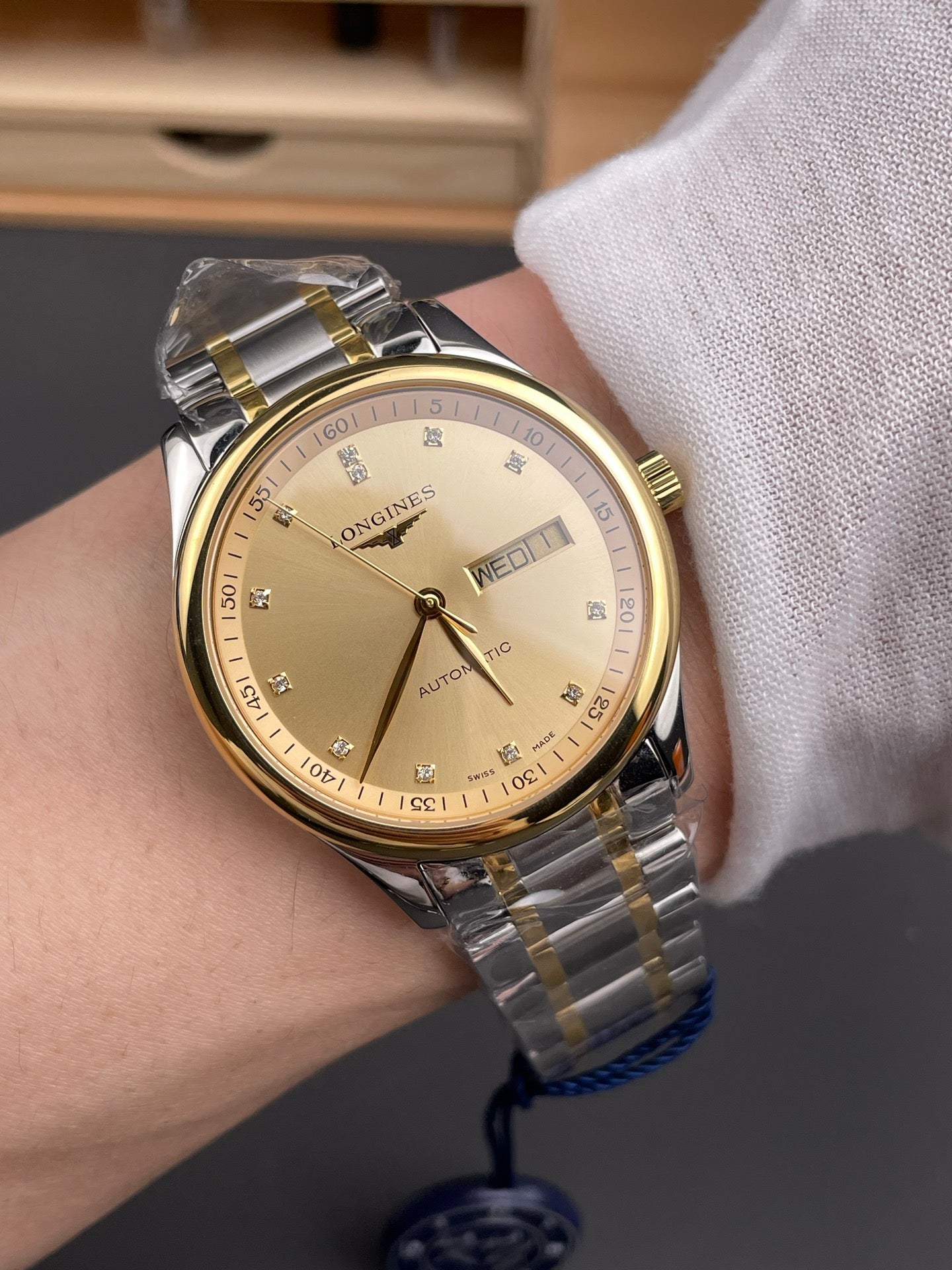 Longines watch 双历名匠 间金钻刻/40mm/2836机
