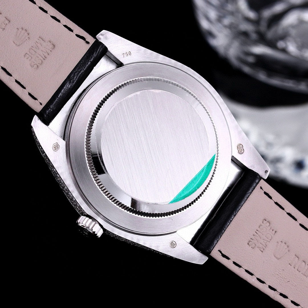 【 ROLEX 】劳力士 ♛ 顶级好货🌈首款日志型满天星美洲鳄鱼皮带系列 ！✨