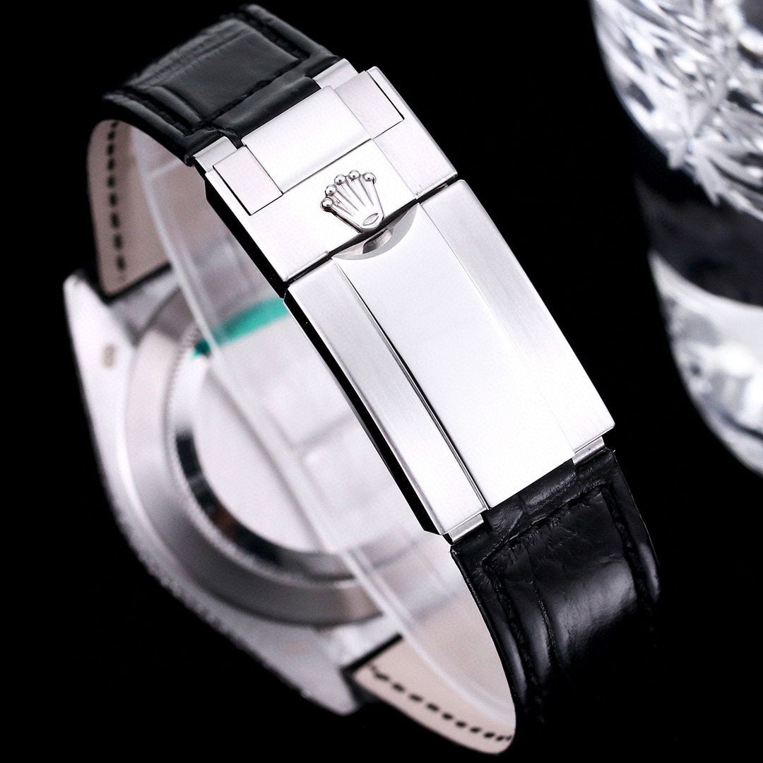 【 ROLEX 】劳力士 ♛ 顶级好货🌈首款日志型满天星美洲鳄鱼皮带系列 ！✨
