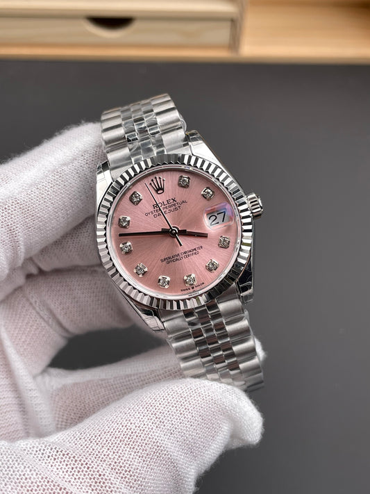 Rolex 粉日志 钻刻/31mm/2236机