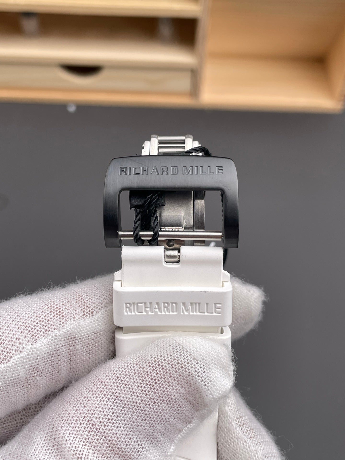 Richard 玫金骷髅头 鬼头/50x43mm/陀飞轮