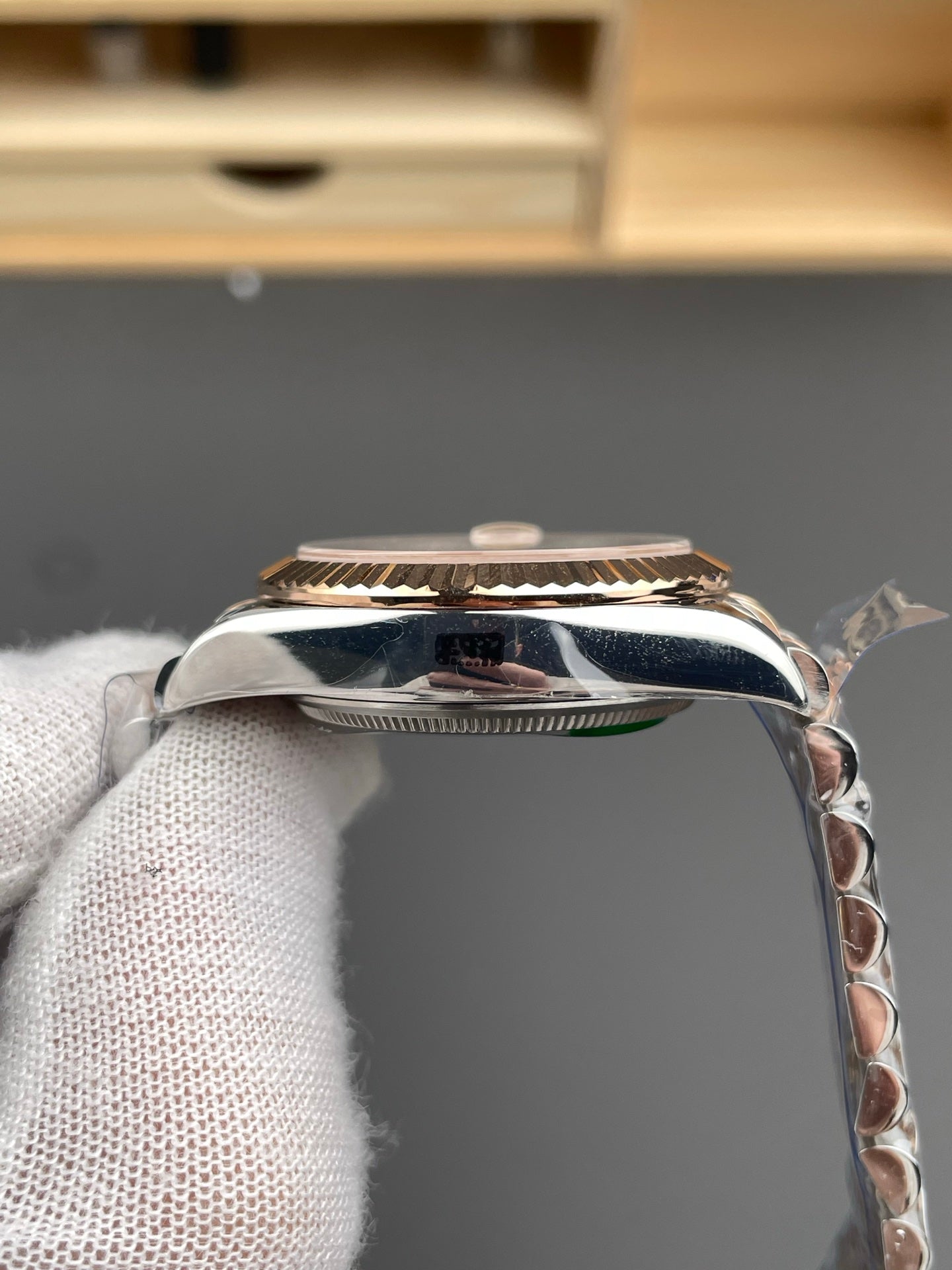 Rolex 间玫金日志 香槟罗马/31mm/2236机