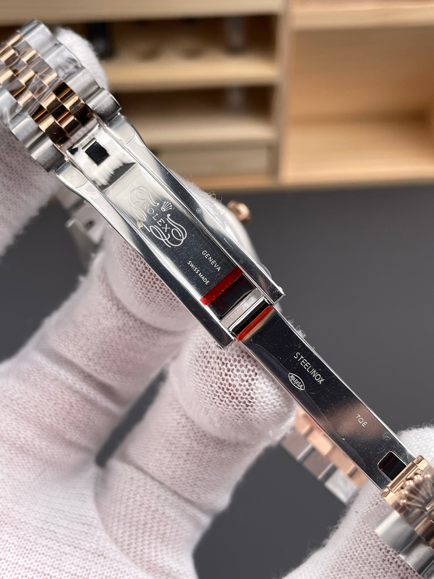 Rolex 间玫金日志 香槟罗马/31mm/2236机