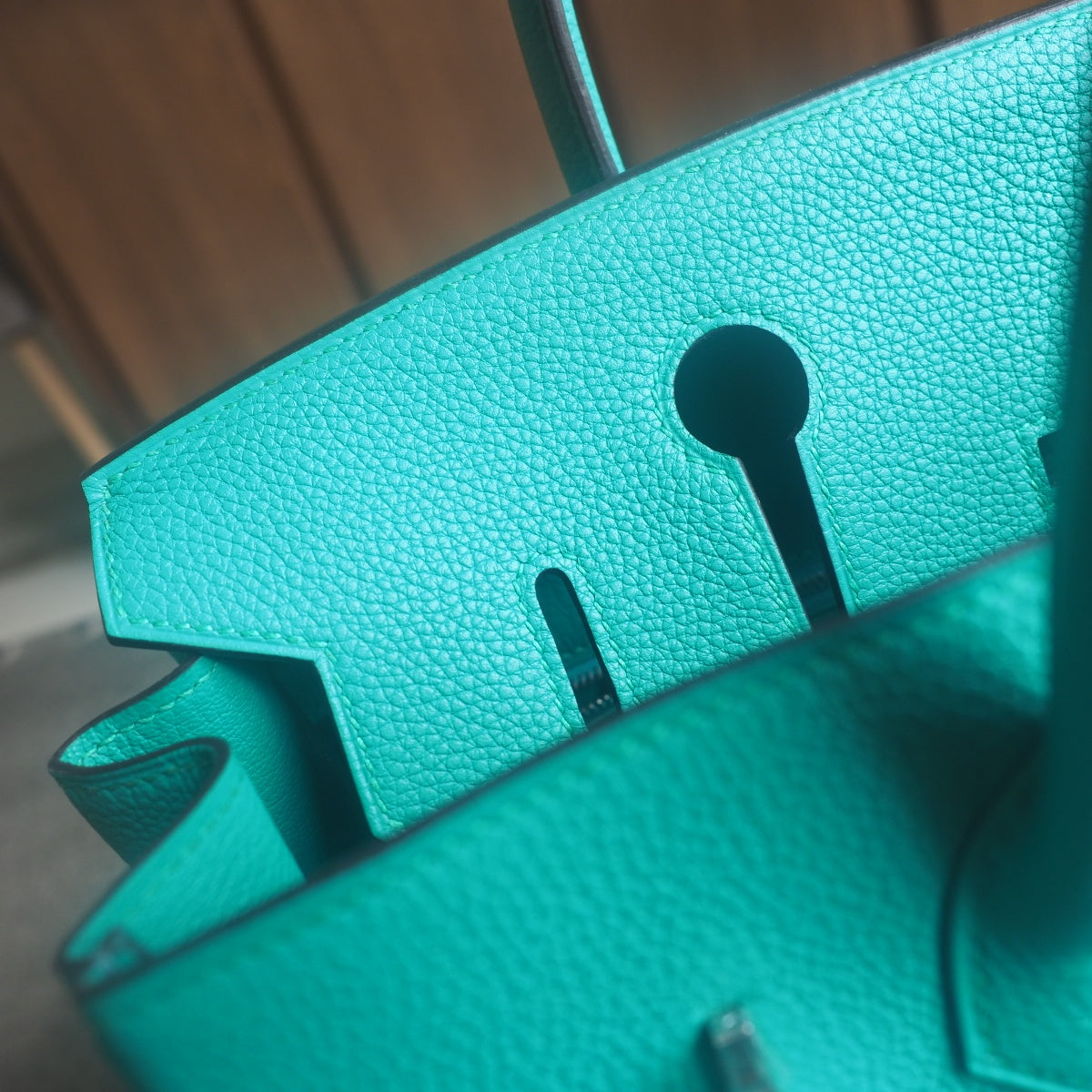 Hermes Birkin 30cm U1/Vert Veronese维罗纳绿 Togo leather Palladium hardware