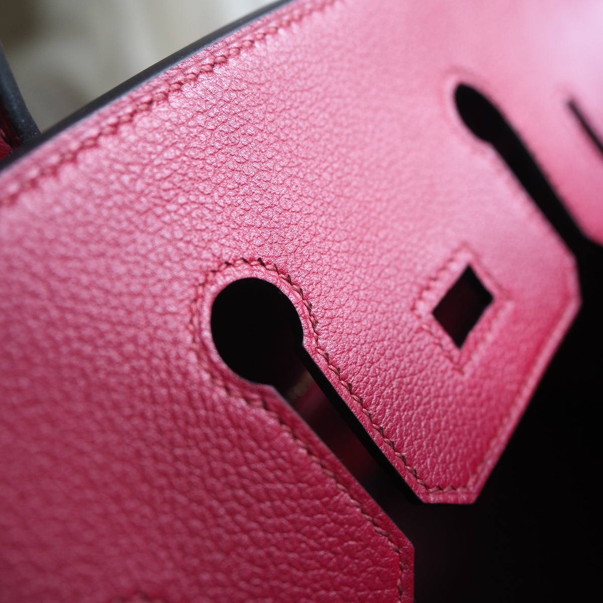 Hermes Birkin 25cm K1/石榴红/Rouge Grenat Evercolor leather Gold hardware