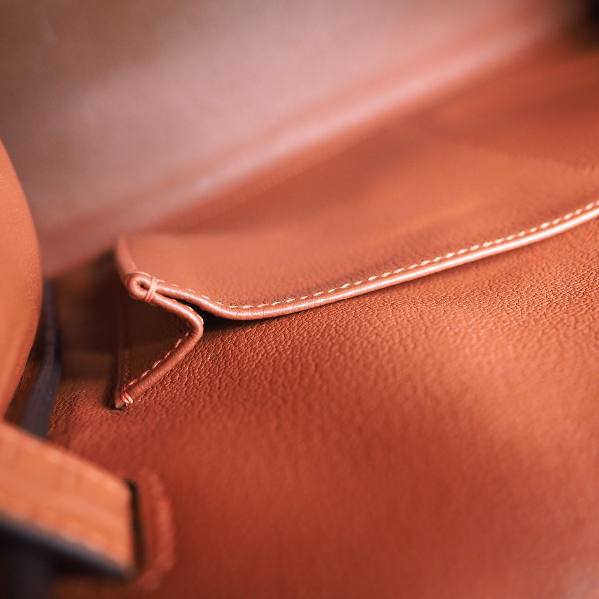 Hermes Kelly 32cm 9M/三文鱼色/Sanguine Crocodile leather Palladium hardware