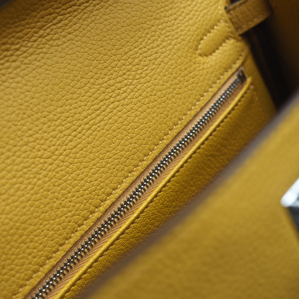 Hermes Kelly 25cm 9D/琥珀黄/Amber Tomato Togo leather Palladium hardware