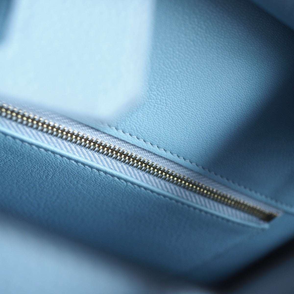 Hermes Birkin 25cm 10/雾蓝色/Blue brume Togo leather Gold hardware