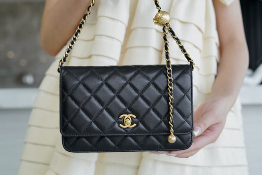 Chanel 金属球 𝑾𝒐𝒄 黑色