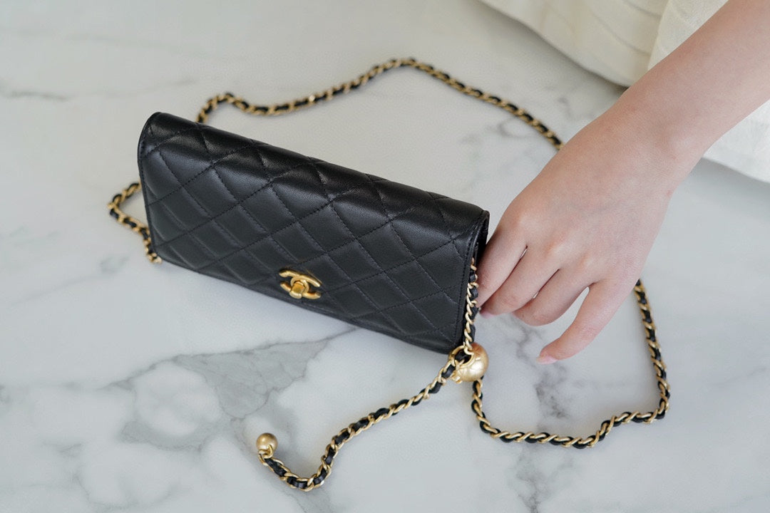 Chanel 金属球 𝑾𝒐𝒄 黑色