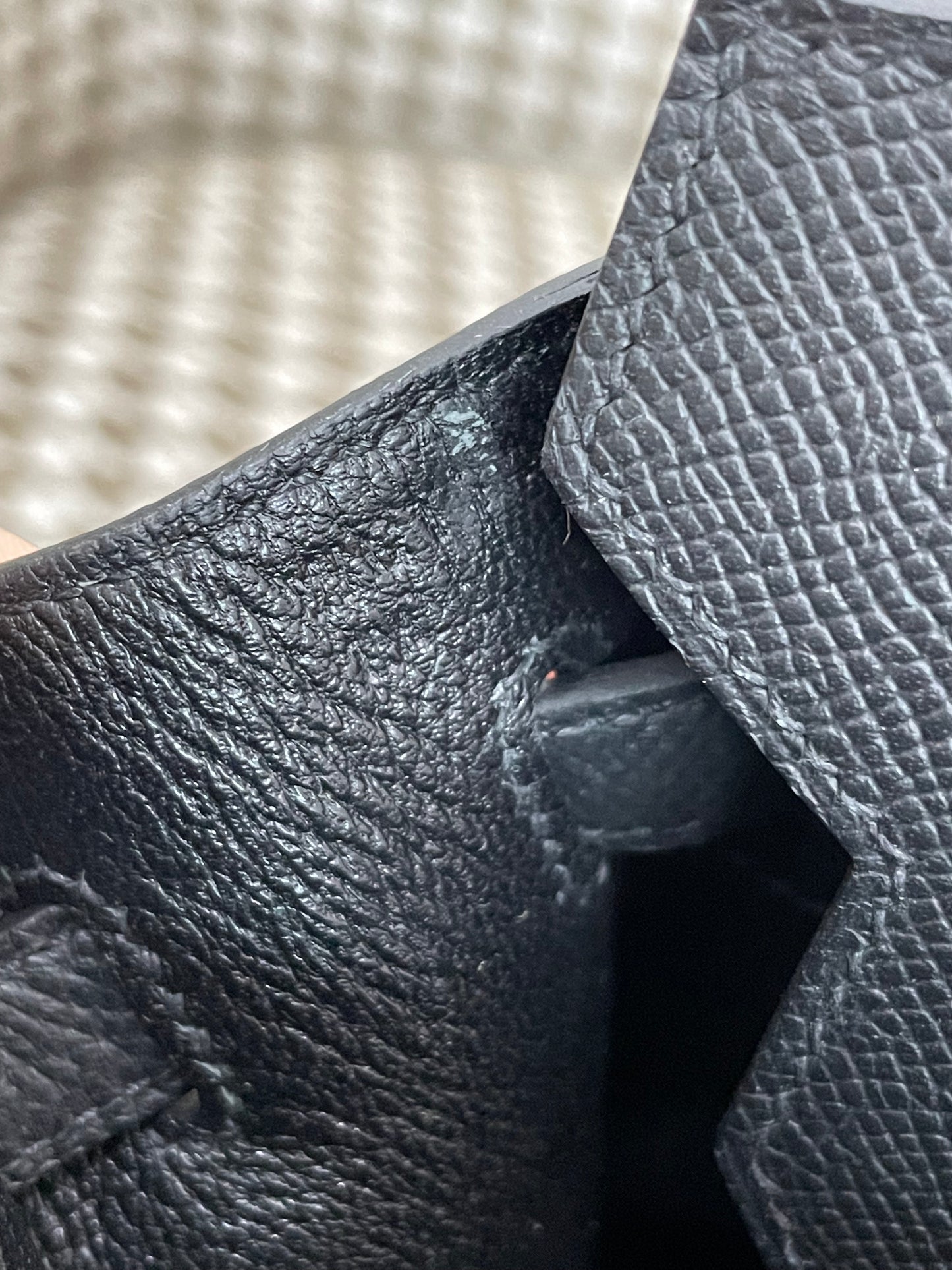Hermes Sellier Birkin 25cm 89/黑色/Noir Epsom leather Palladium hardware