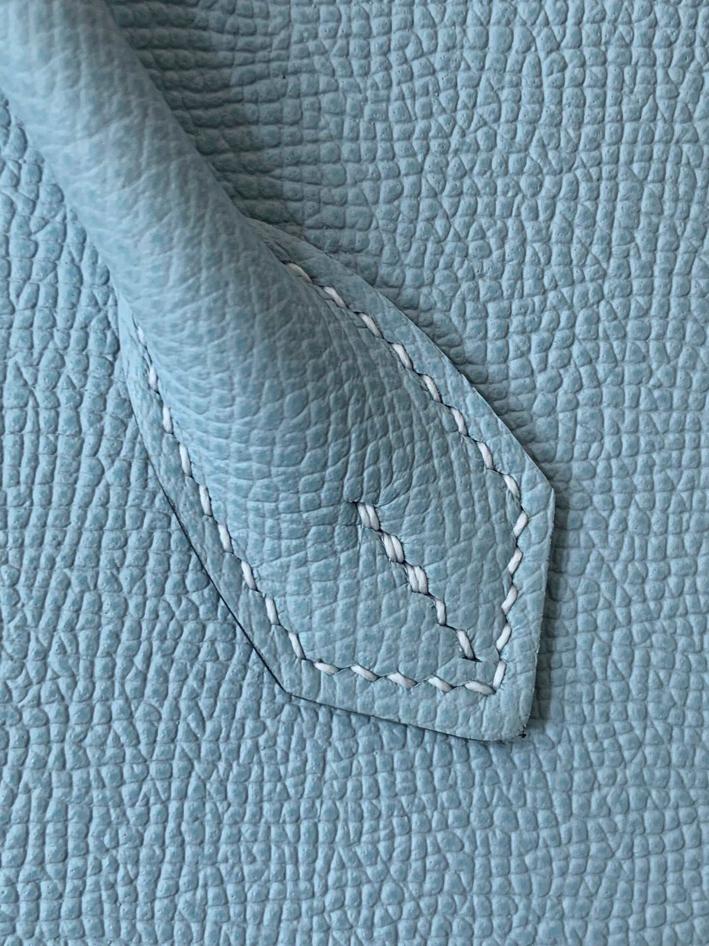 Hermes Sellier Birkin 25cm 10/雾蓝色/Blue brume Epsom leather Palladium hardware