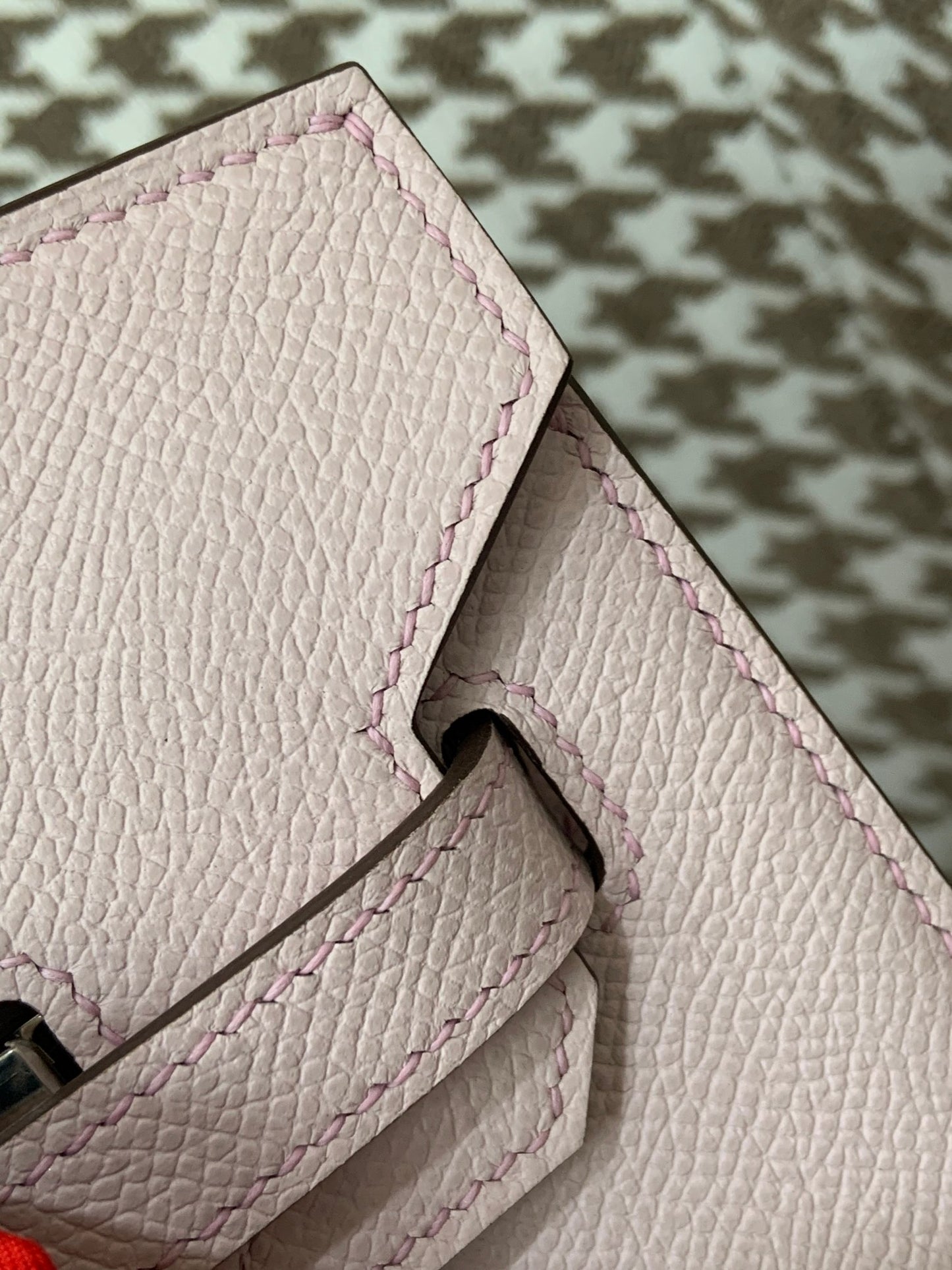Hermes Sellier Birkin 25cm O9/梦幻紫粉/Mauve pale Epsom leather Palladium hardware