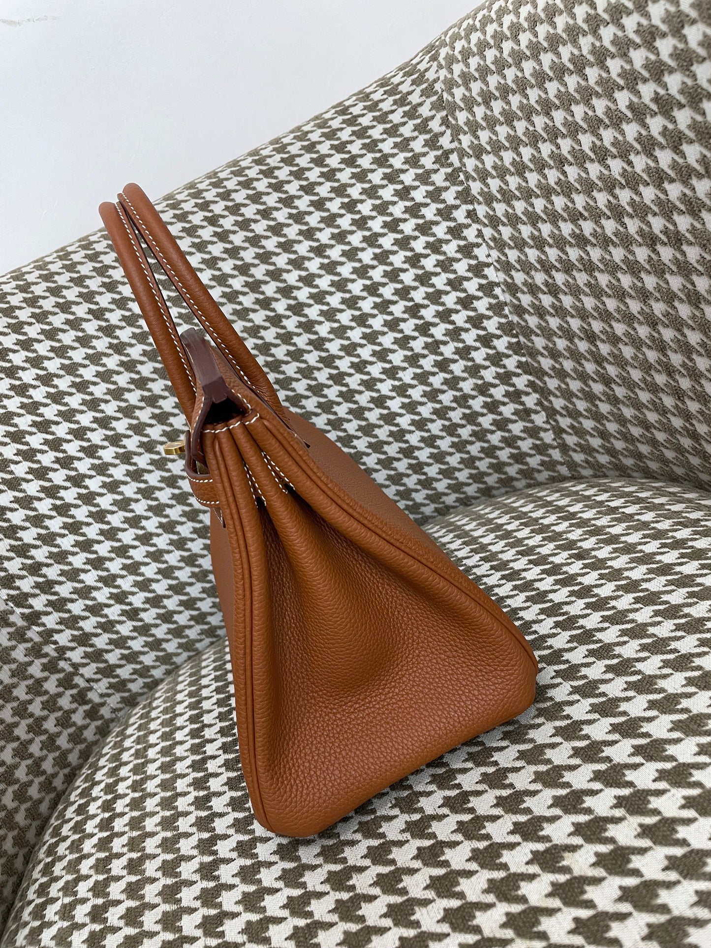 Hermes Birkin 25cm 37/金棕色/Gold Togo leather Gold hardware