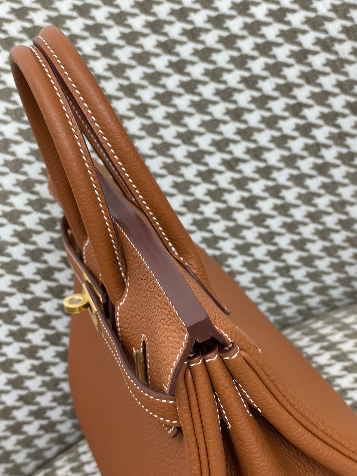 Hermes Birkin 25cm 37/金棕色/Gold Togo leather Gold hardware