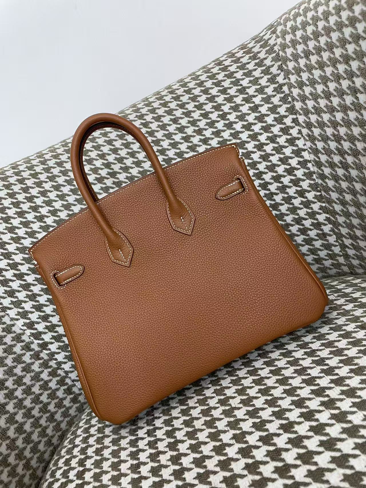 Hermes Birkin 25cm 37/金棕色/Gold Togo leather Gold hardware