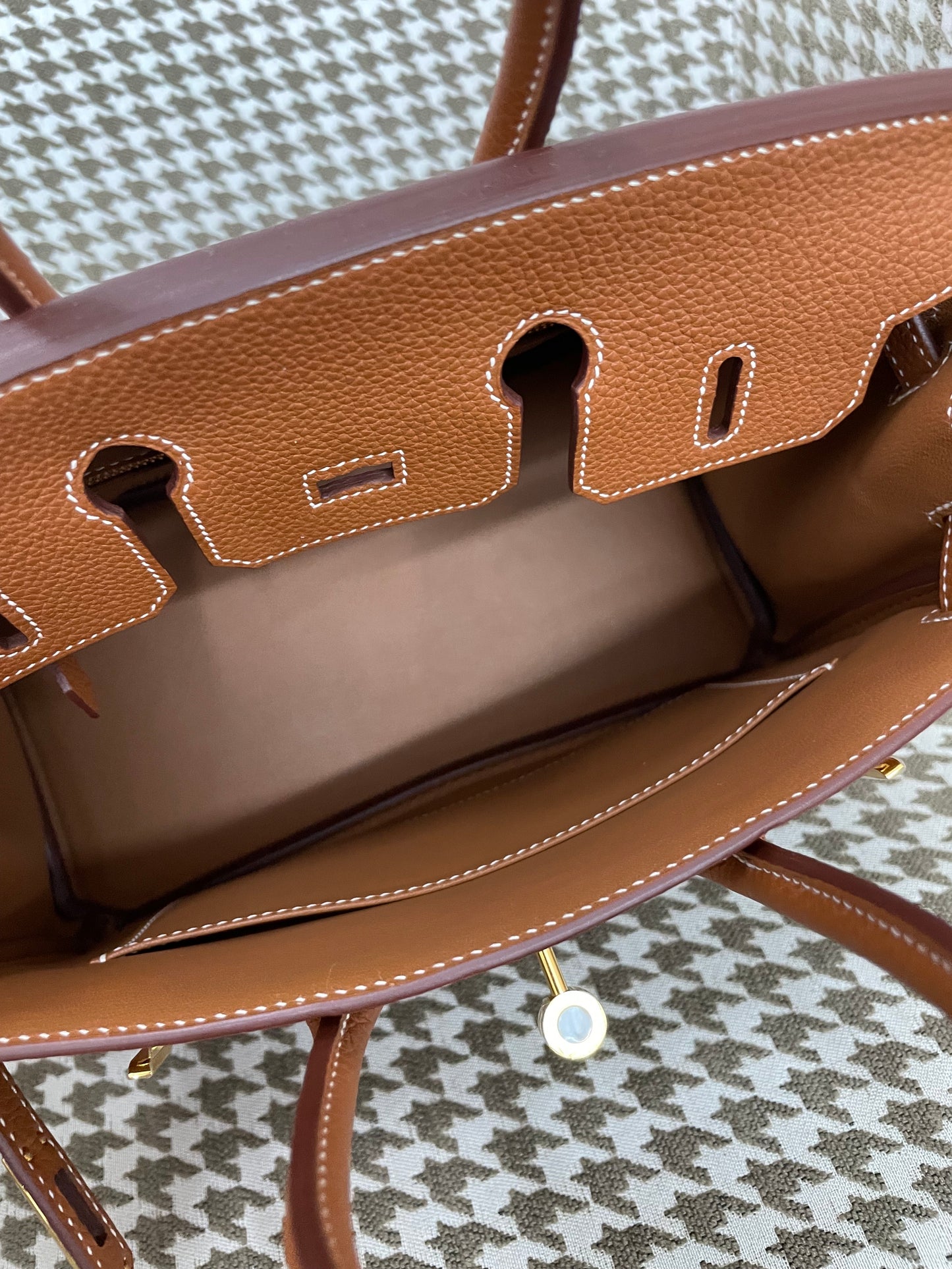Hermes Birkin 25cm 37/金棕色/Gold Togo leather Gold hardware