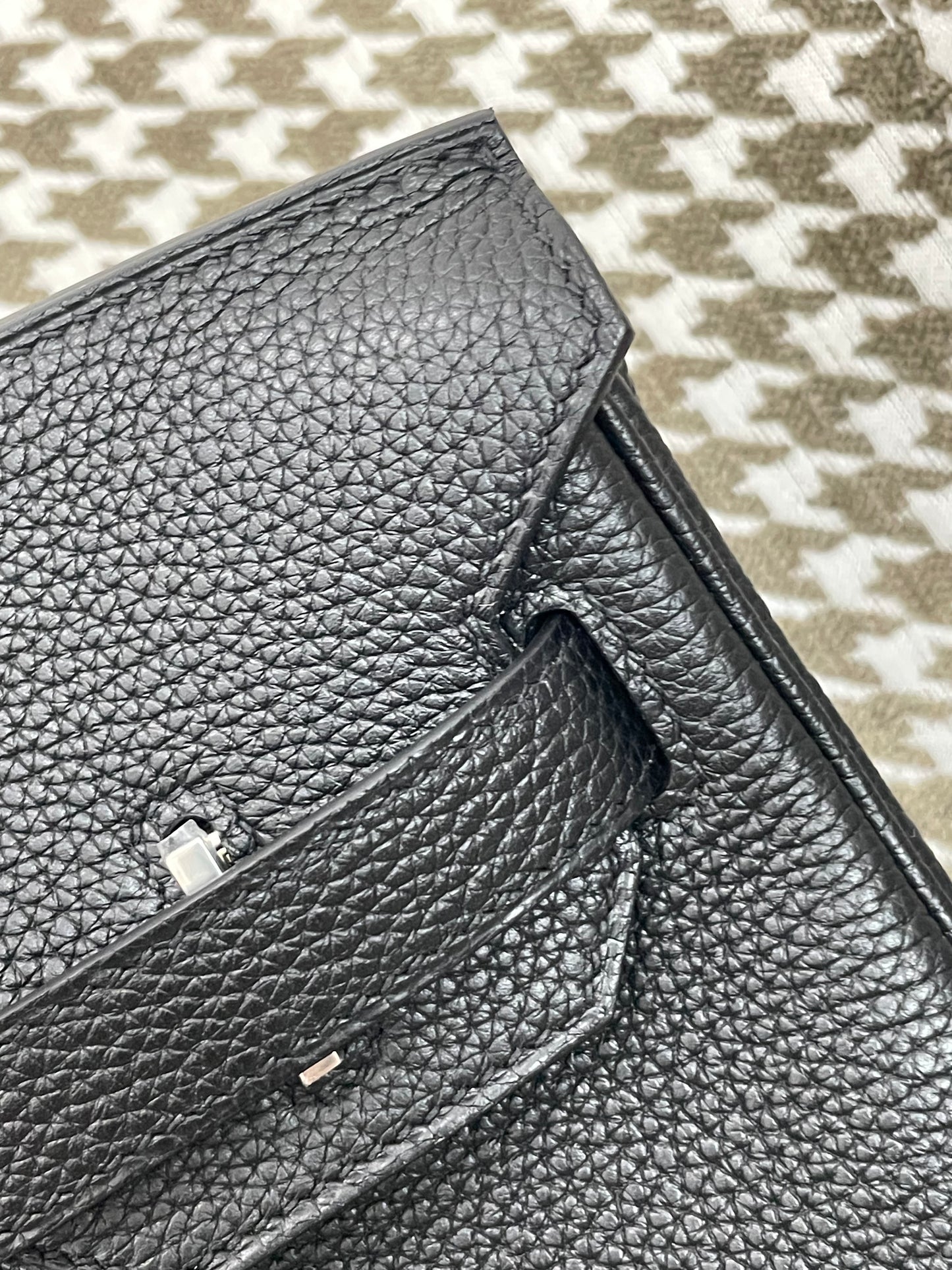 Hermes Birkin 30cm 89/黑色/Noir Togo leather Palladium hardware