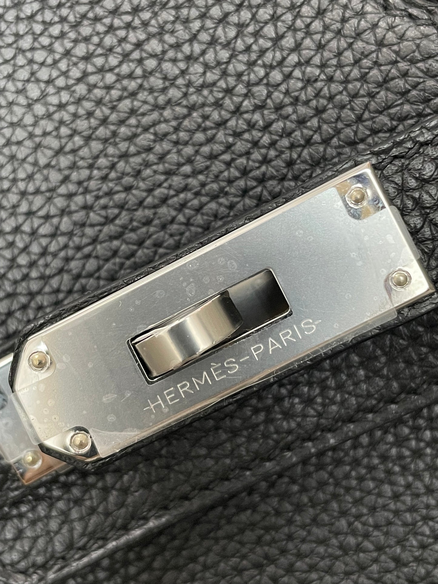 Hermes Birkin 30cm 89/黑色/Noir Togo leather Palladium hardware