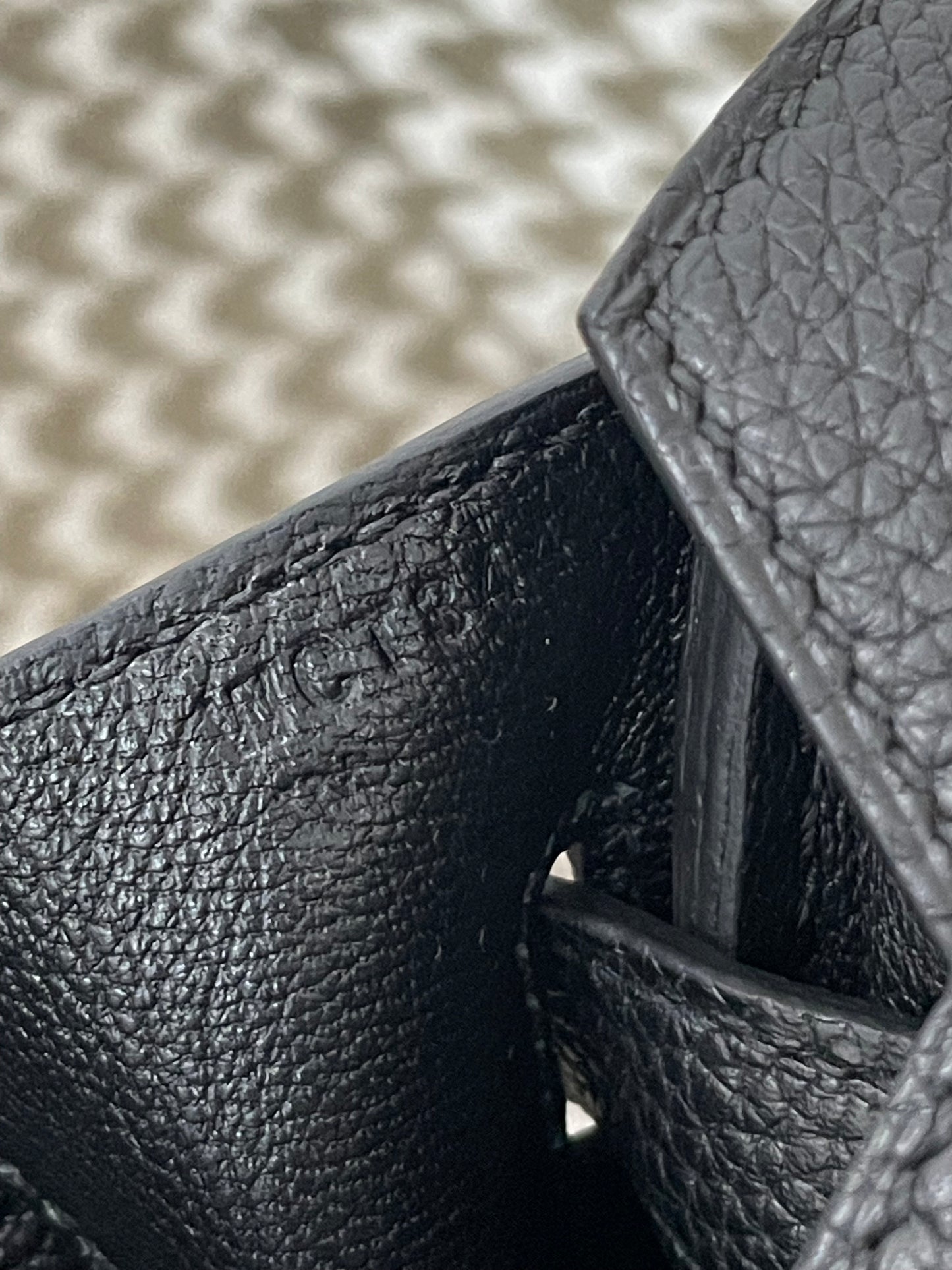Hermes Birkin 30cm 89/黑色/Noir Togo leather Palladium hardware