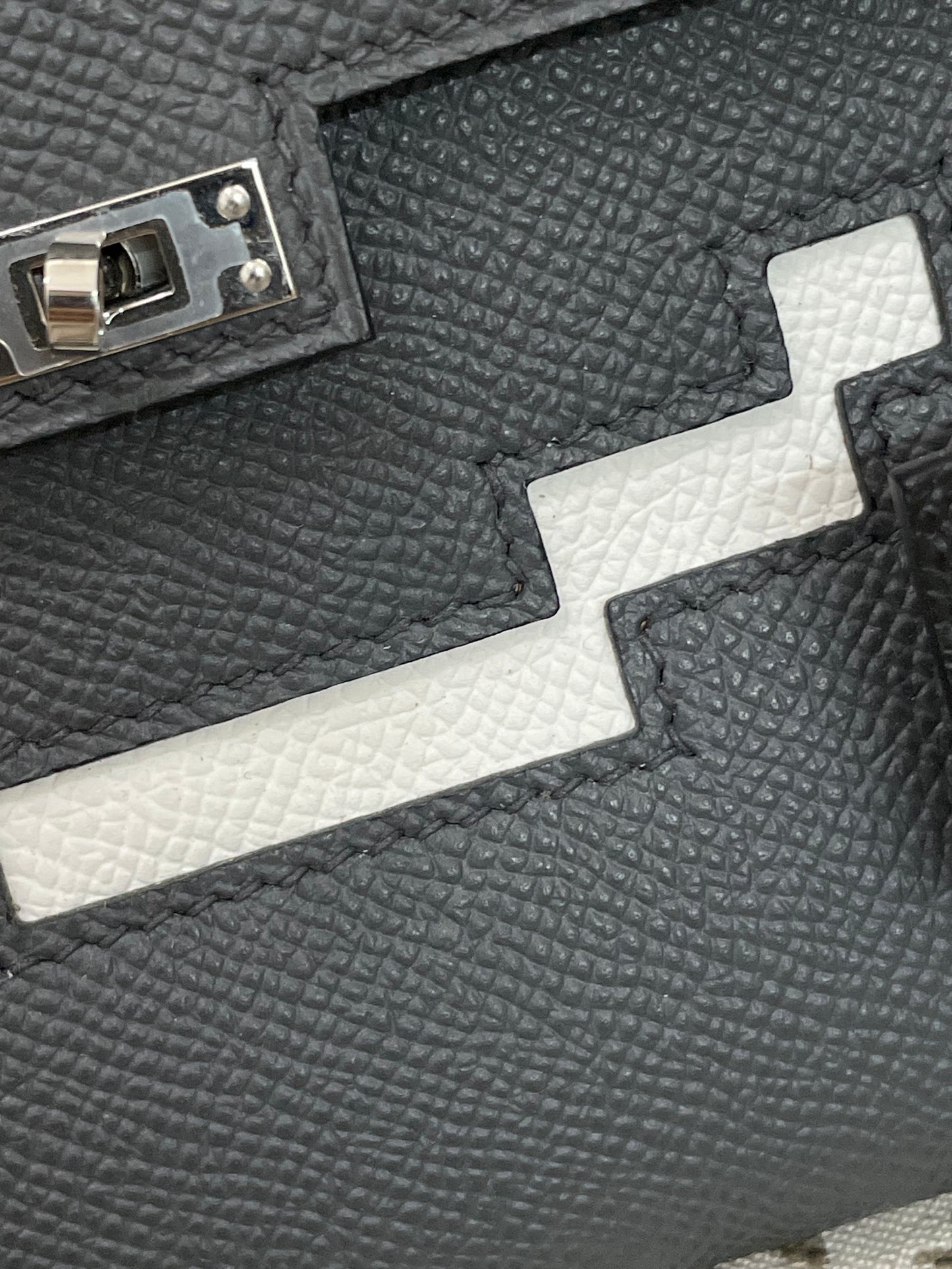 Hermes Kelly Doll 20cm 88/石墨灰/Graphite Epsom leather Palladium hardware