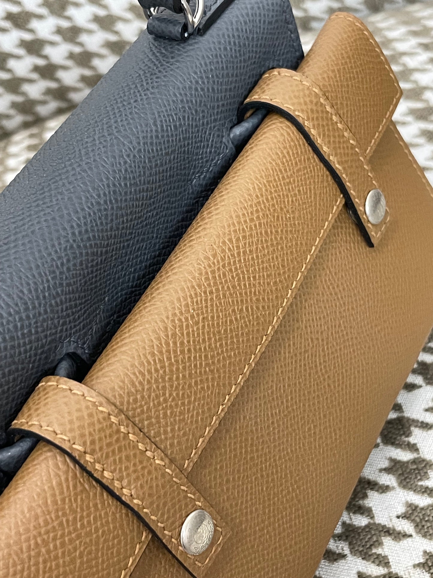 Hermes Kelly Doll 20cm 88/石墨灰/Graphite Epsom leather Palladium hardware