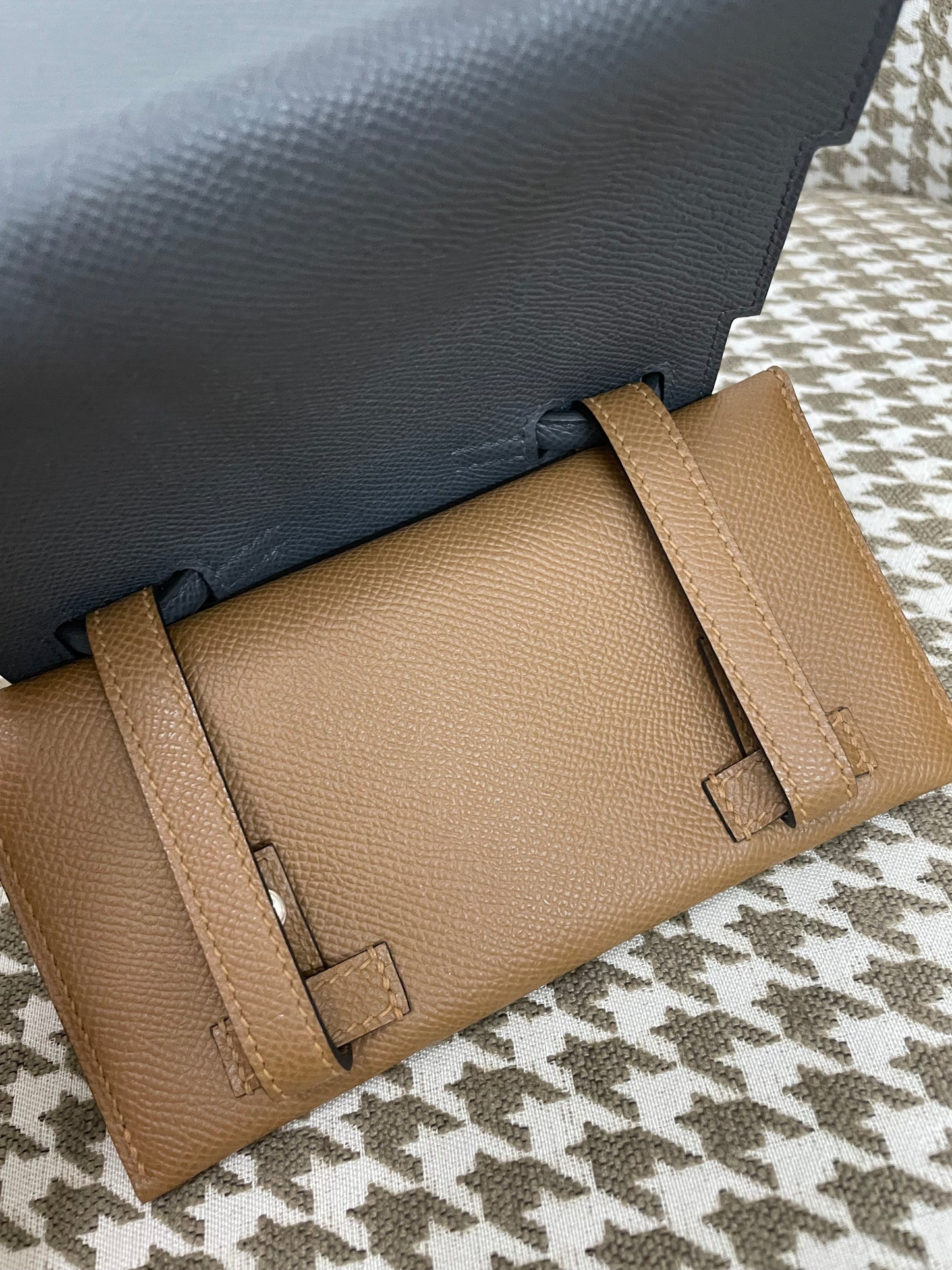 Hermes Kelly Doll 20cm 88/石墨灰/Graphite Epsom leather Palladium hardware