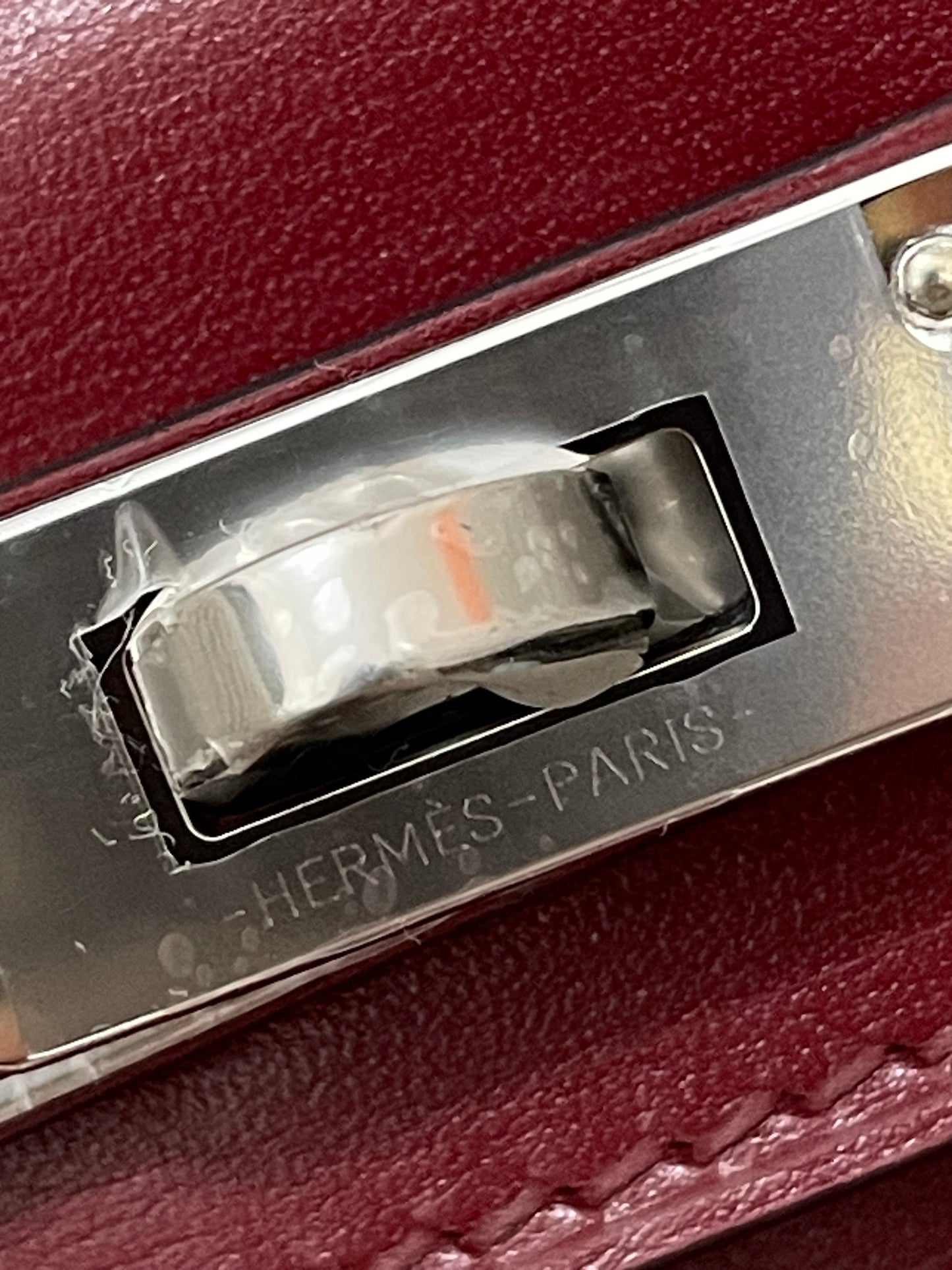 Hermes Mini Kelly 19cm 55/爱马仕红/Rouge H Box leather Palladium hardware