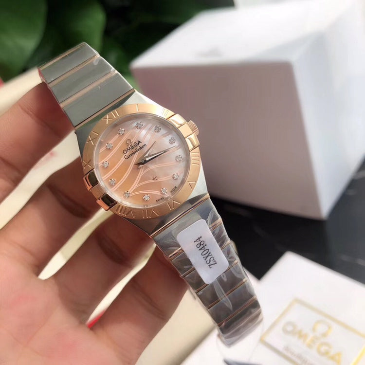 Omega watch 星座系列石英女表 表盘直径27mm