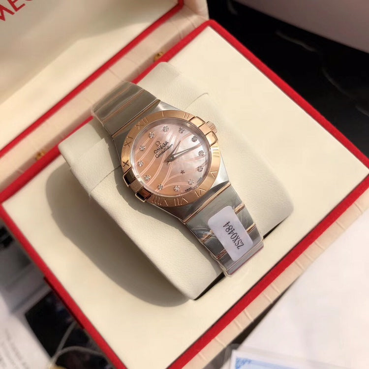 Omega watch 星座系列石英女表 表盘直径27mm